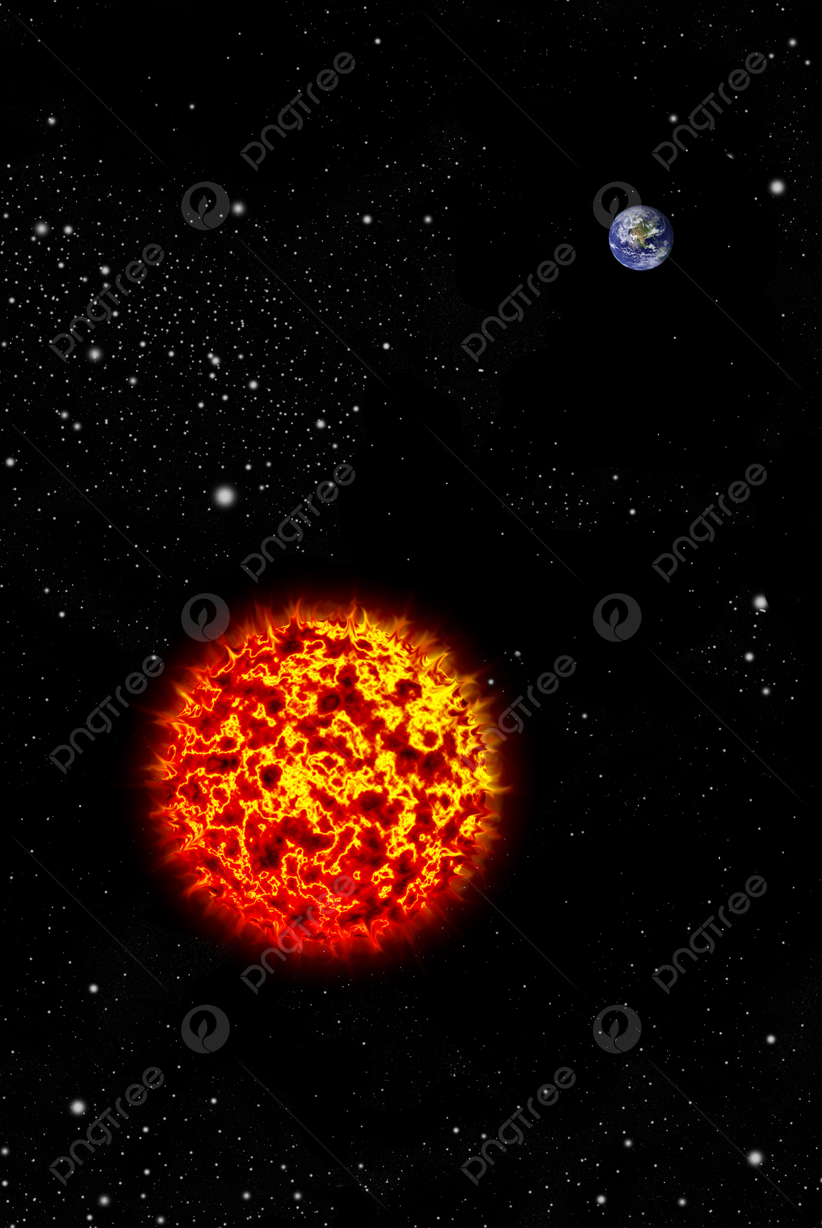 1200x1793 Large Sun Illuminates Real Earth In Space Explode Hell Blazing Photo Background Wallpaper Image For Free Download