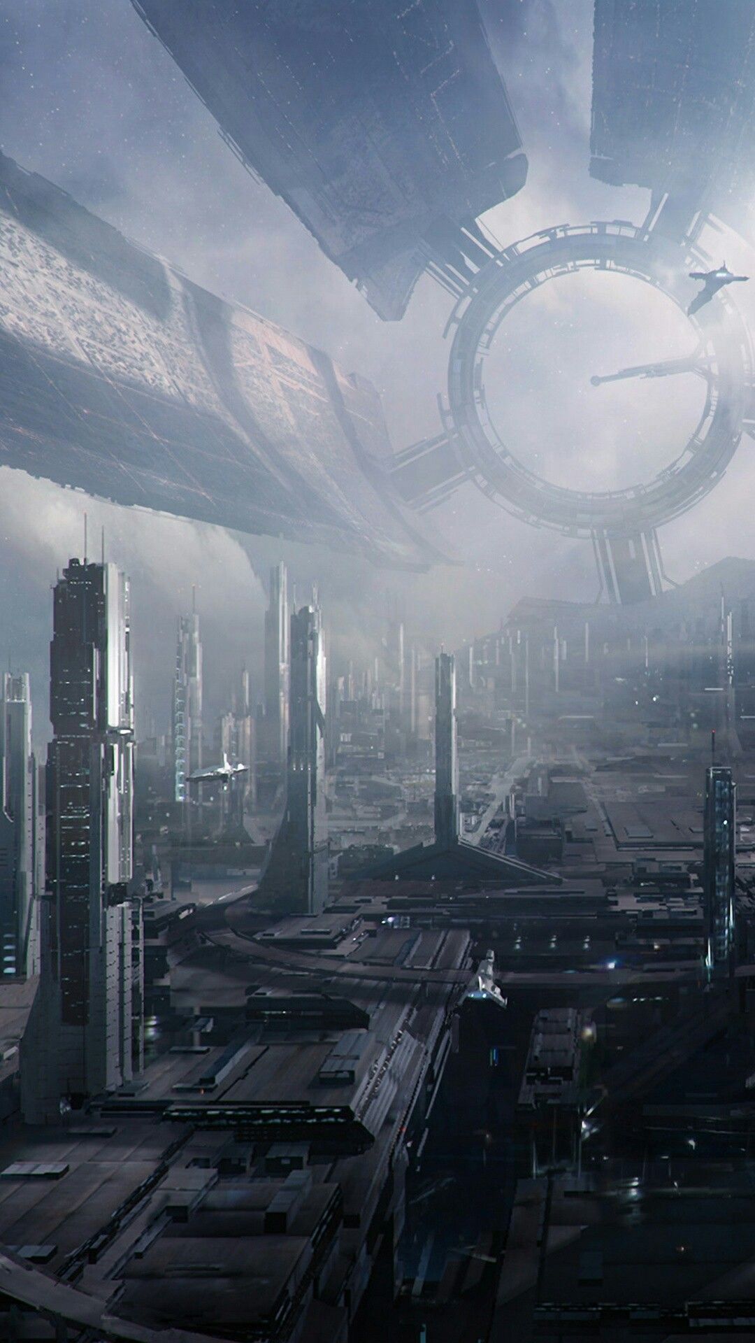 1080x1920 Megastructure Wallpaper