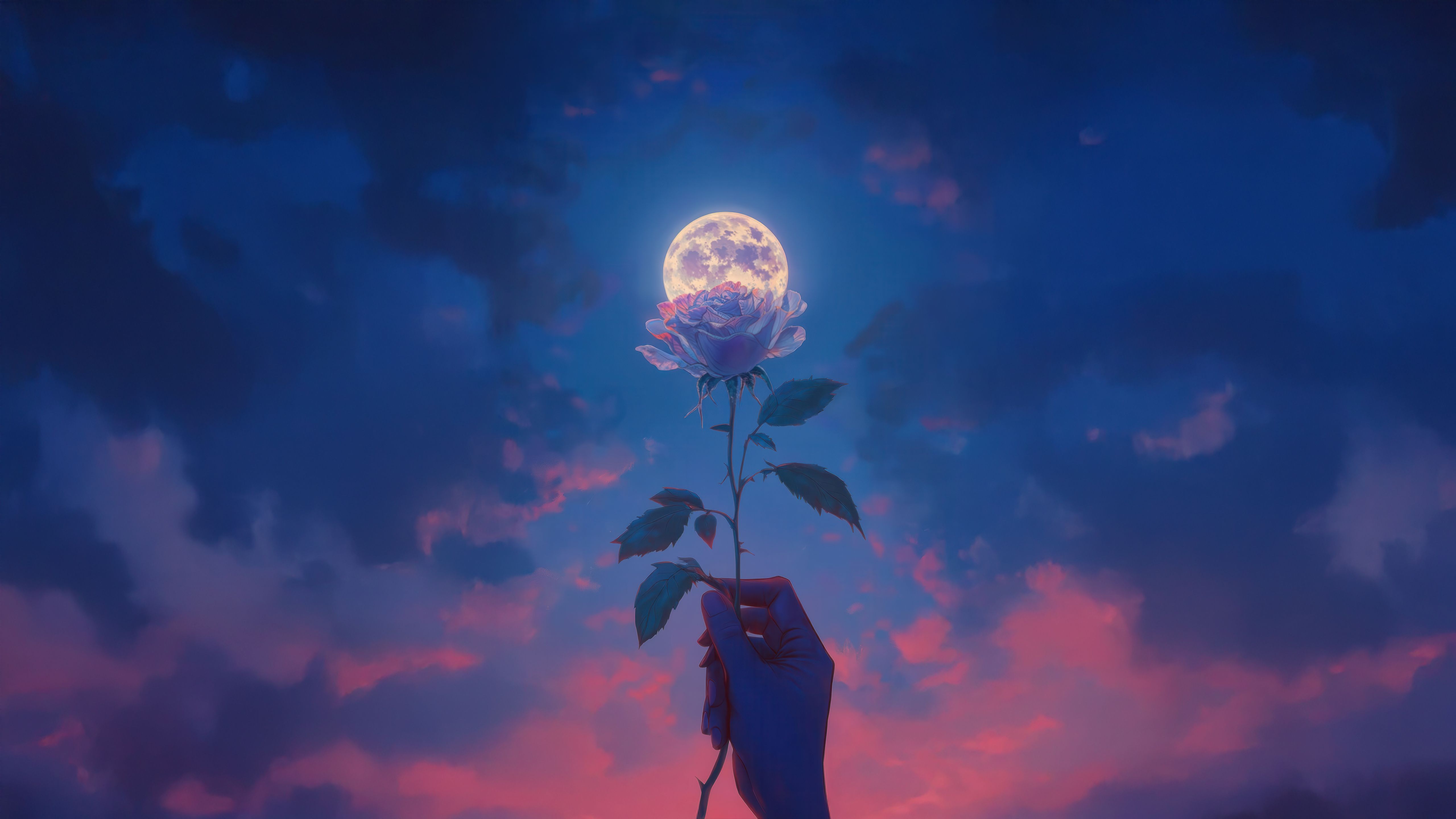 5120x2880 Petals Of The Moon Wallpaper, HD Artist Wallpaper, 4k Wallpaper, Image, Background, Photos and Picture