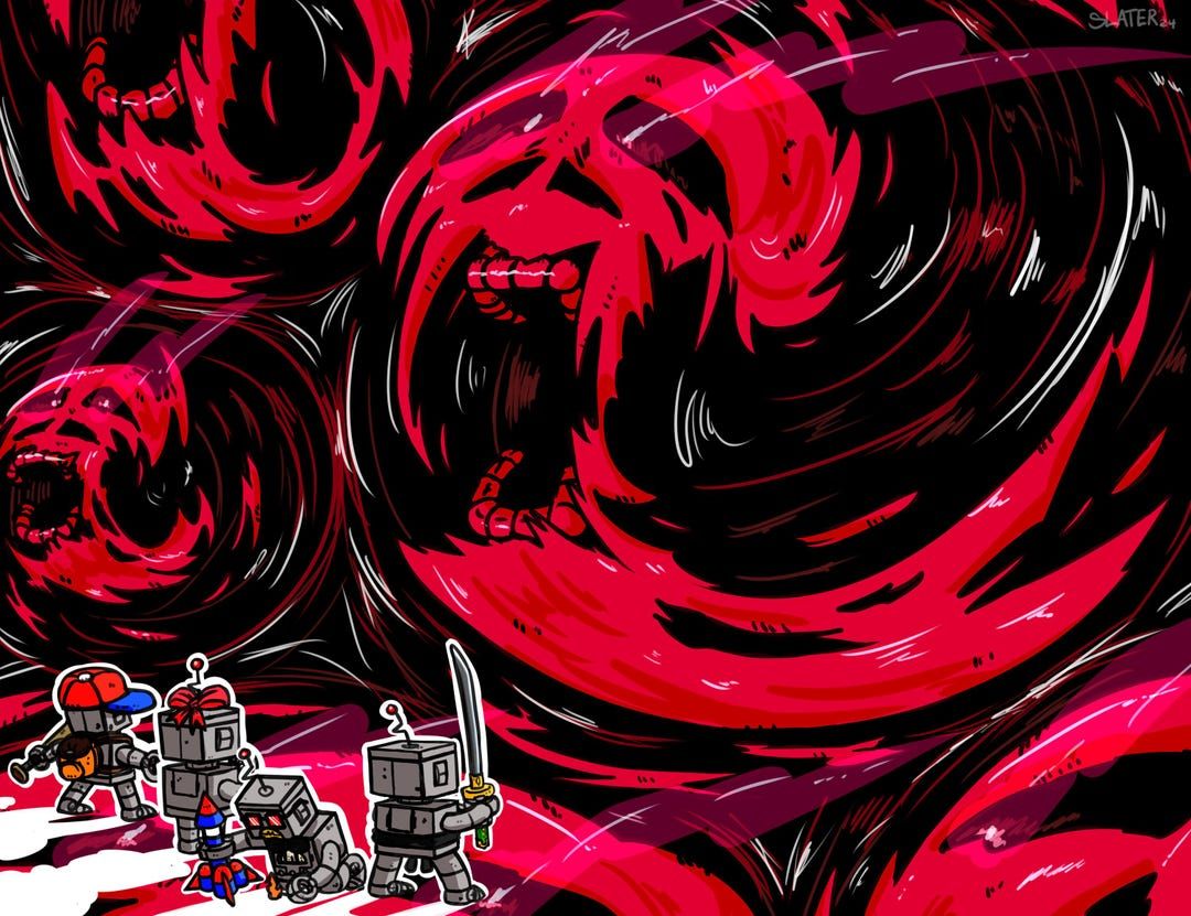 1080x831 Earthbound (you Cant Grasp the True Form of Giygas).5x11 Fan Art Print