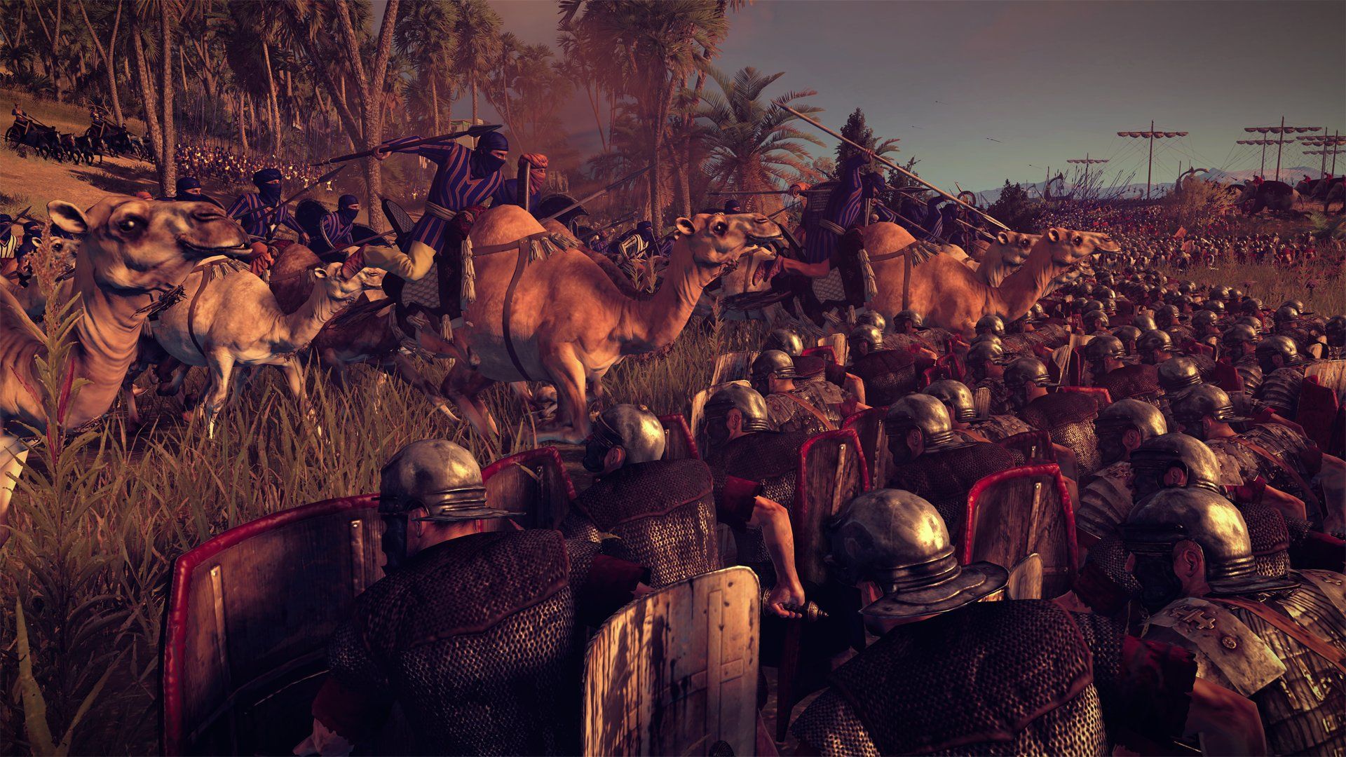 1920x1080 Total War: Rome 2 screenshots show campaign map and camelkazi tactics