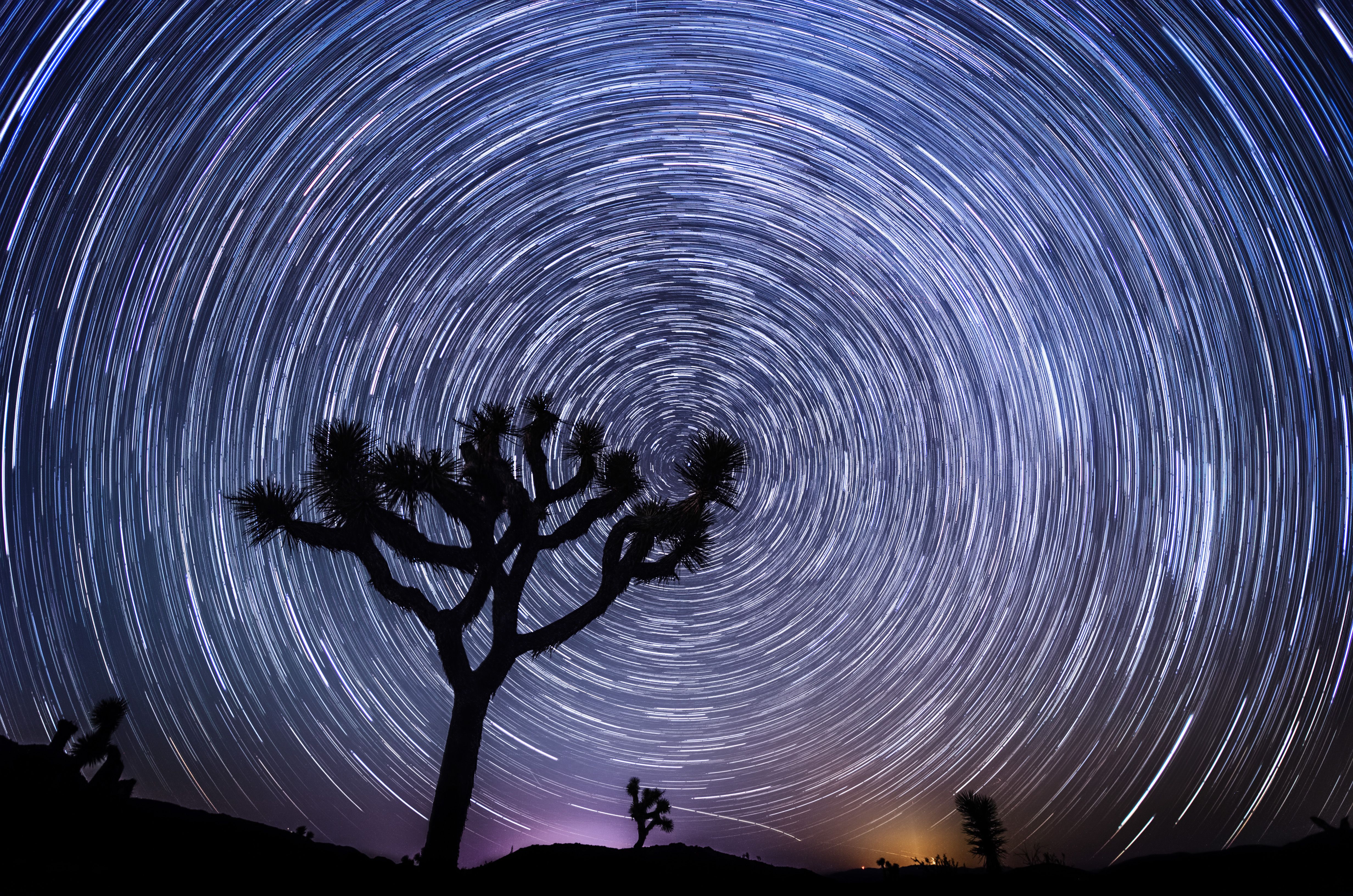 4928x3264 Stunning Star Trails: A 4K Ultra HD Nature Time Lapsex3264