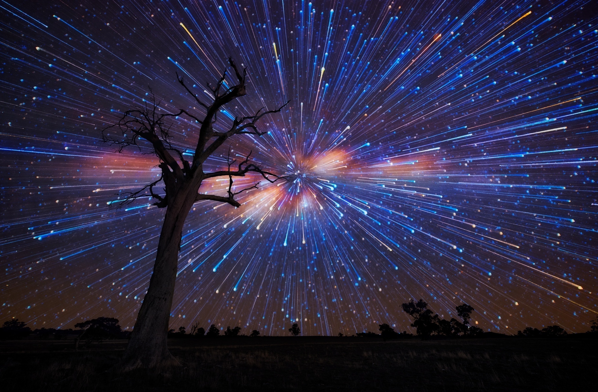 2060x1351 Amazing Star Trail HD Wallpaper, HD Artist 4K Wallpaper, Image and Background