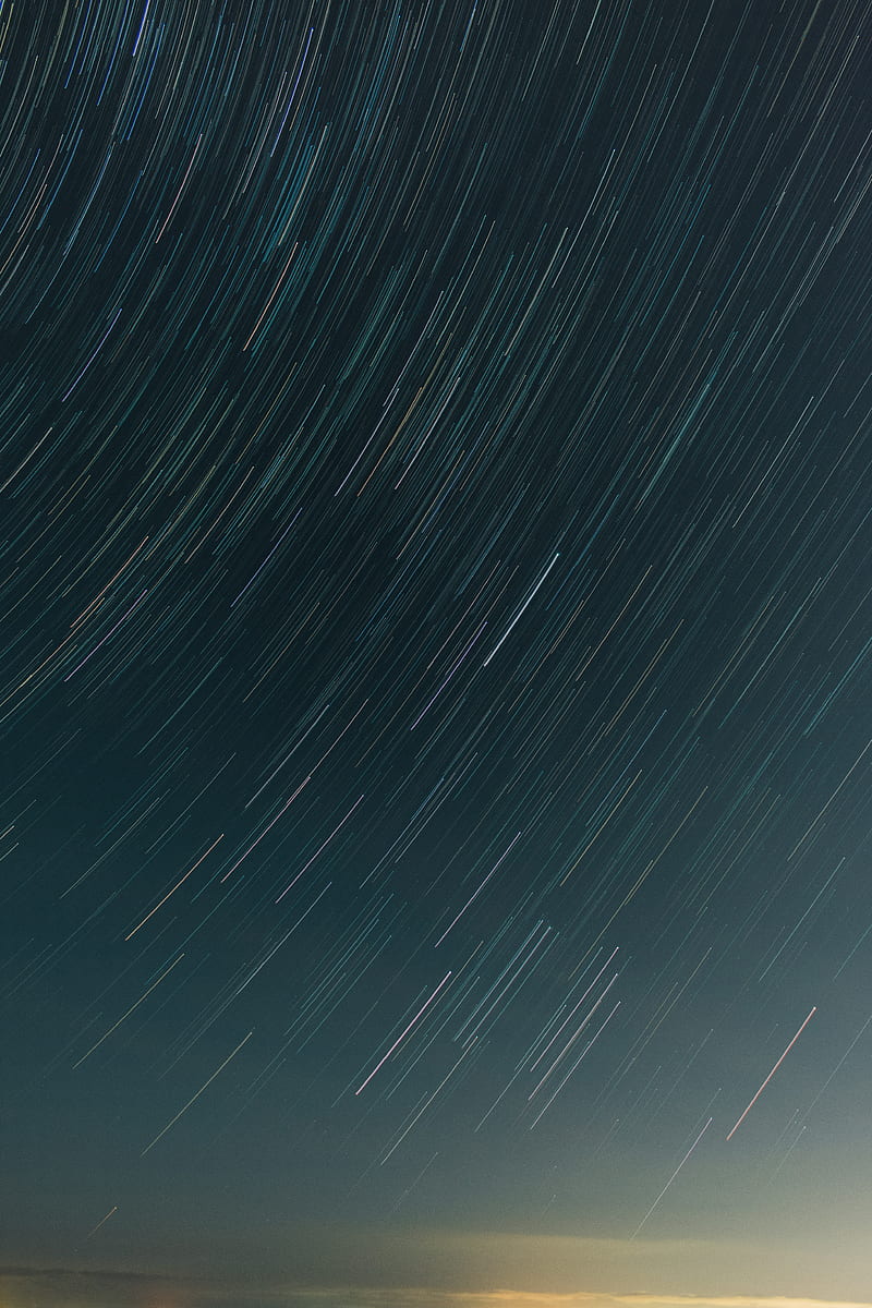 800x1200 Star trail, HD phone wallpaper