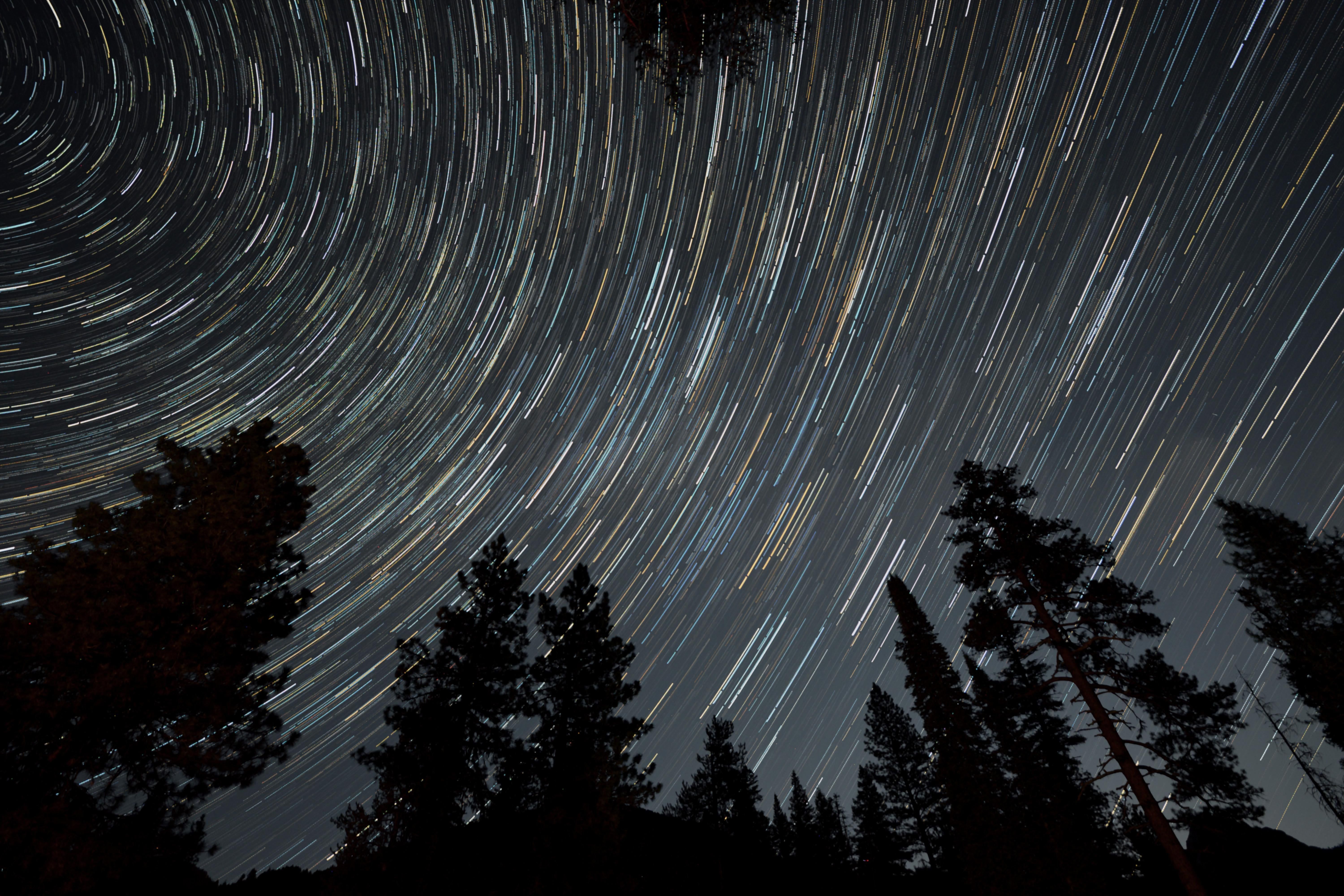 6000x4000 My favorite thing about star trails is how they reveal the true colors of the stars