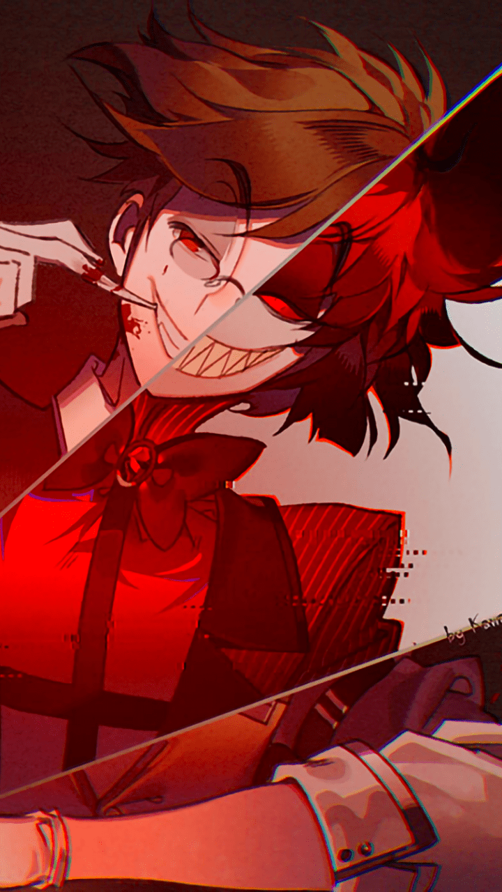 720x1280 Hazbin Hotel Vaggie & Alastor Dynamic Phone Wallpaper