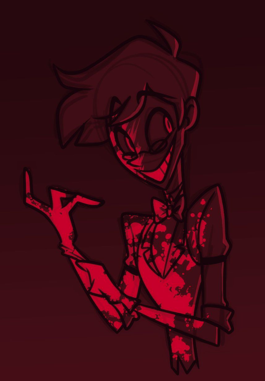 857x1230 Human Alastor Wallpaper