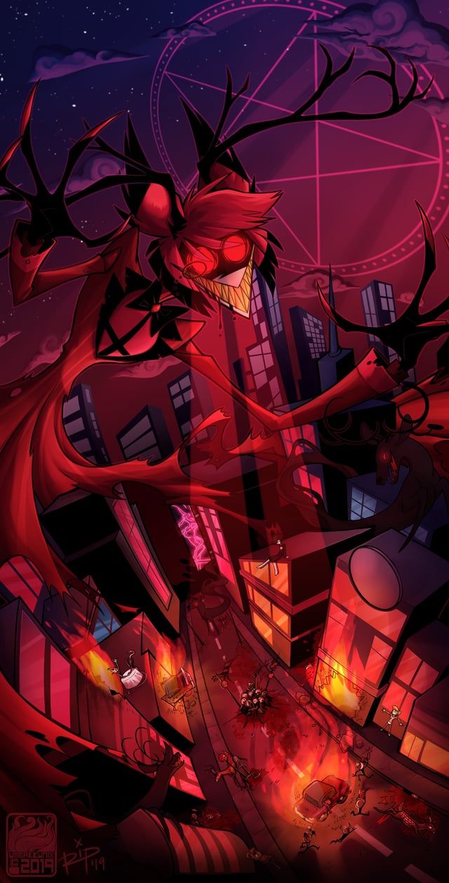 640x1258 Can we appreciate for a second how cool these Alastor image from the pilot are?
