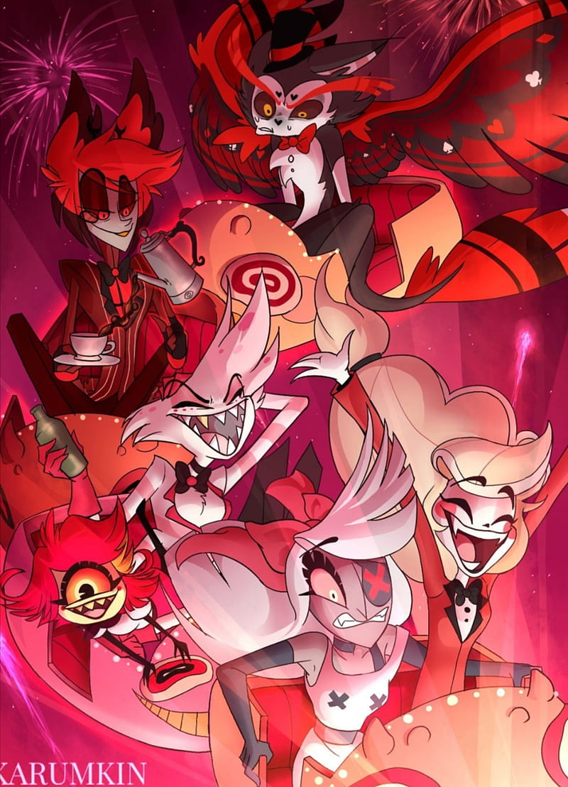 800x1108 Hazbin hotel, monster, super, HD phone wallpaper