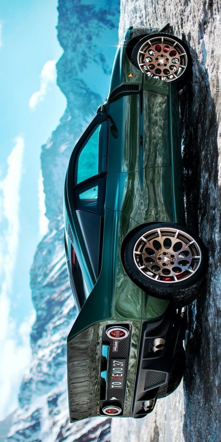 736x1472 Kimera Automobili EVO37. Kimera evo37 wallpaper, Viridian green car, Dark green racing car