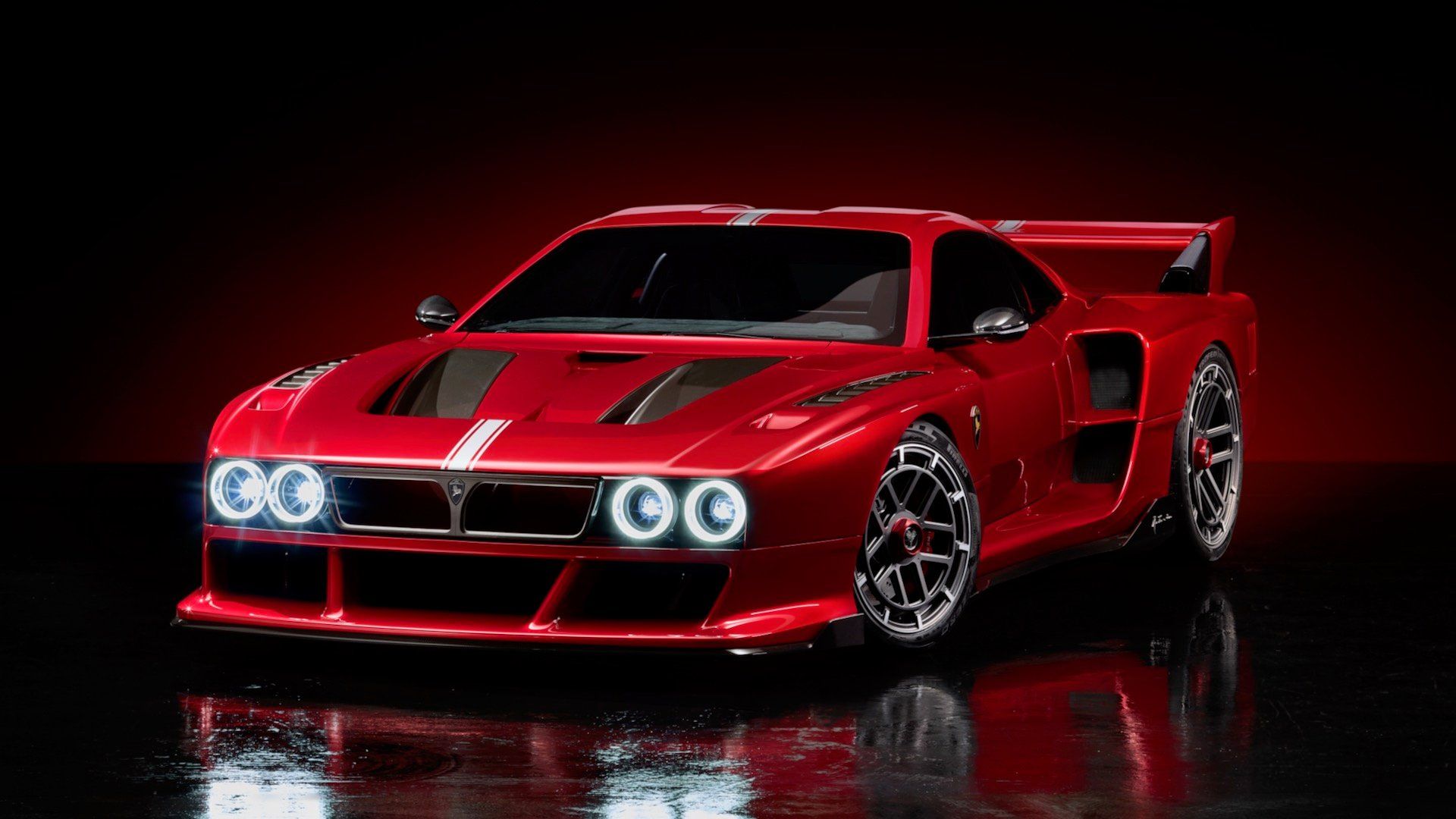 1920x1080 Koenigsegg Developed A 000 HP V8 For This Lancia Lookalike Hypercar