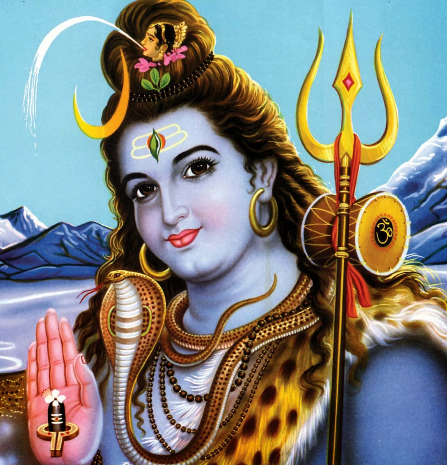 1536x1600 Download Worshipping Indian God Picture