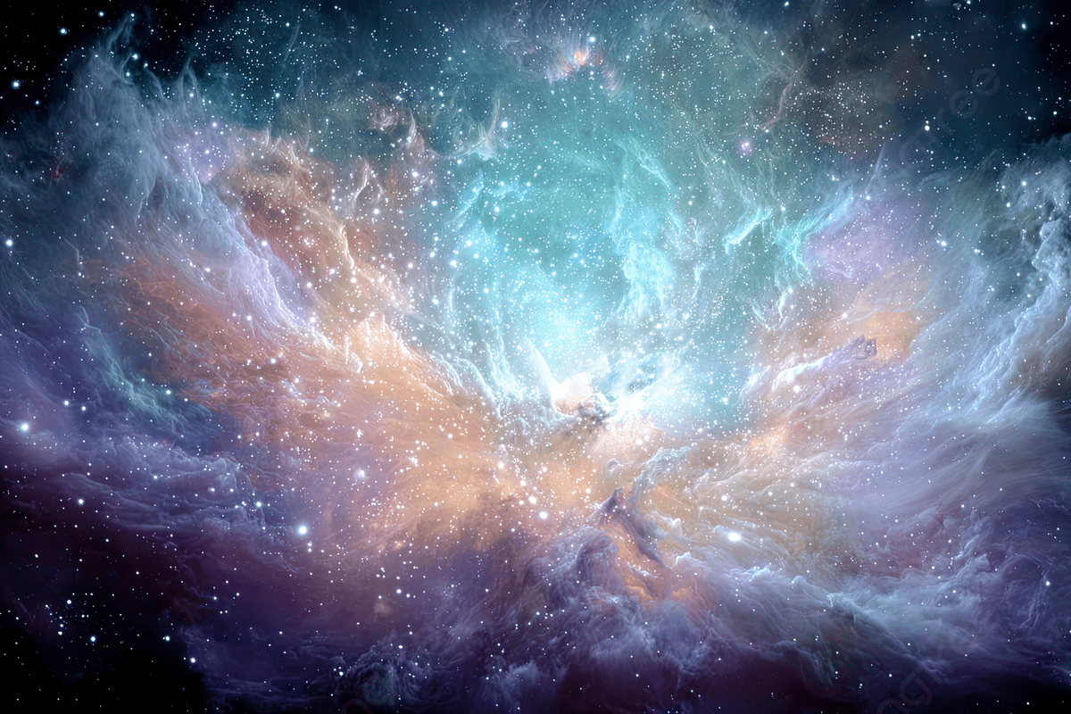 1200x800 A Nebula Of Colorful Clouds In Space With The Center Being Vibrant And Bright, Nebula, Colorful, Clouds Background Image And Wallpaper for Free Download