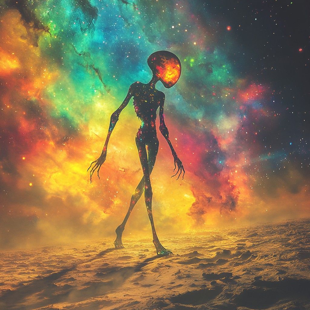 1024x1024 Download Cosmic Alien Being Image, Alien, Being