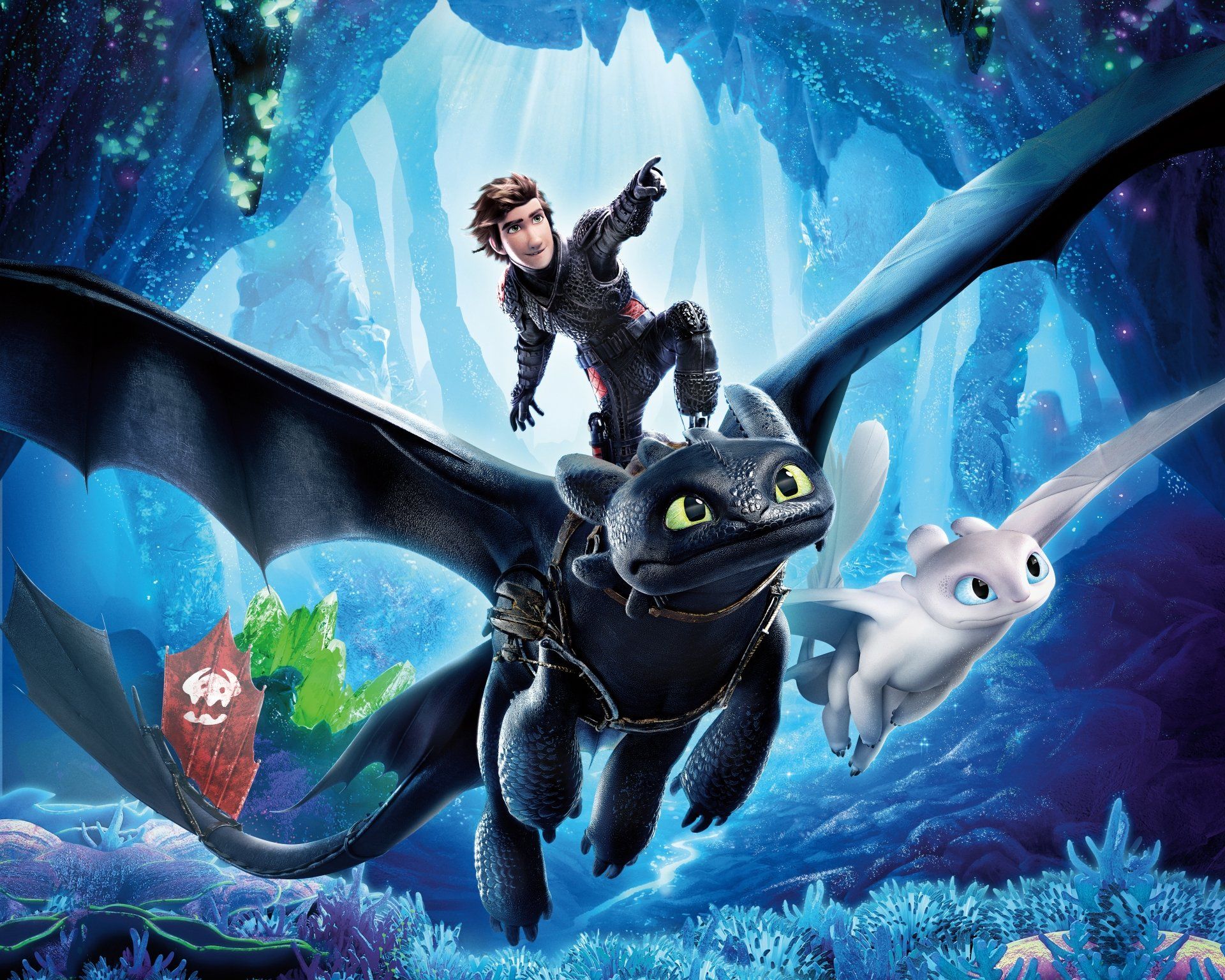1920x1536 4K Ultra HD How to Train Your Dragon: Hiccup, Toothless & White Night Furyx6000