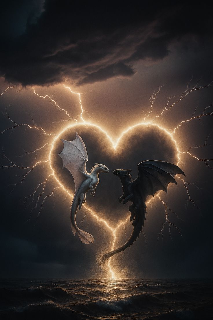 736x1104 Night Fury & Light Fury