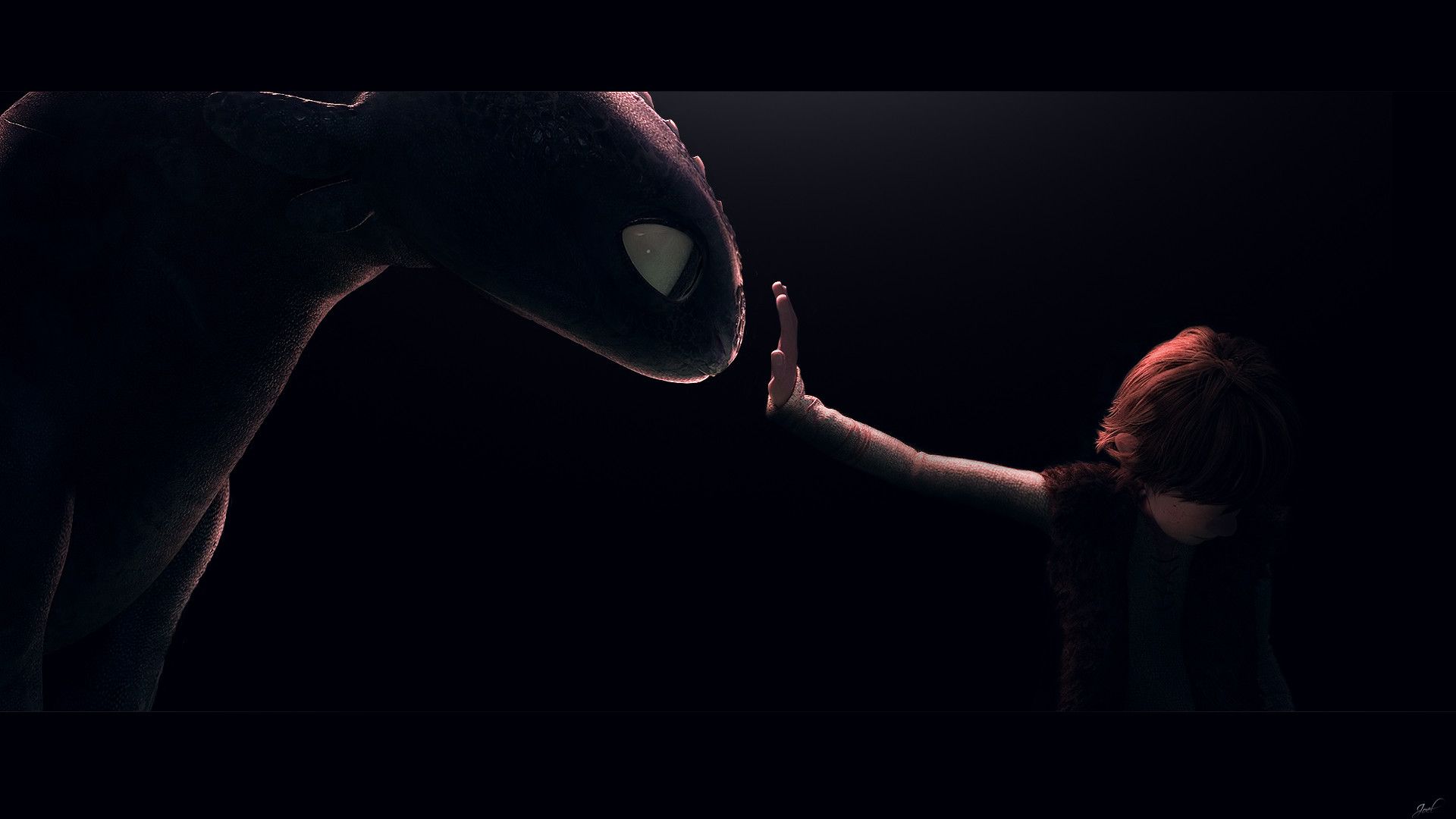 1920x1080 Night Fury Wallpaper