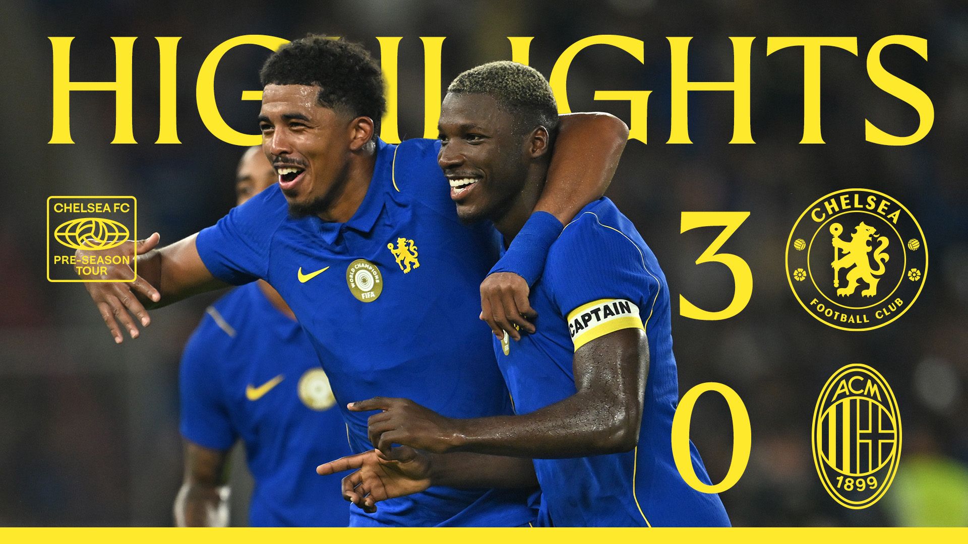 1920x1080 Highlights: Chelsea 3 0 AC Milan. Video. Official Site. Chelsea Football Club