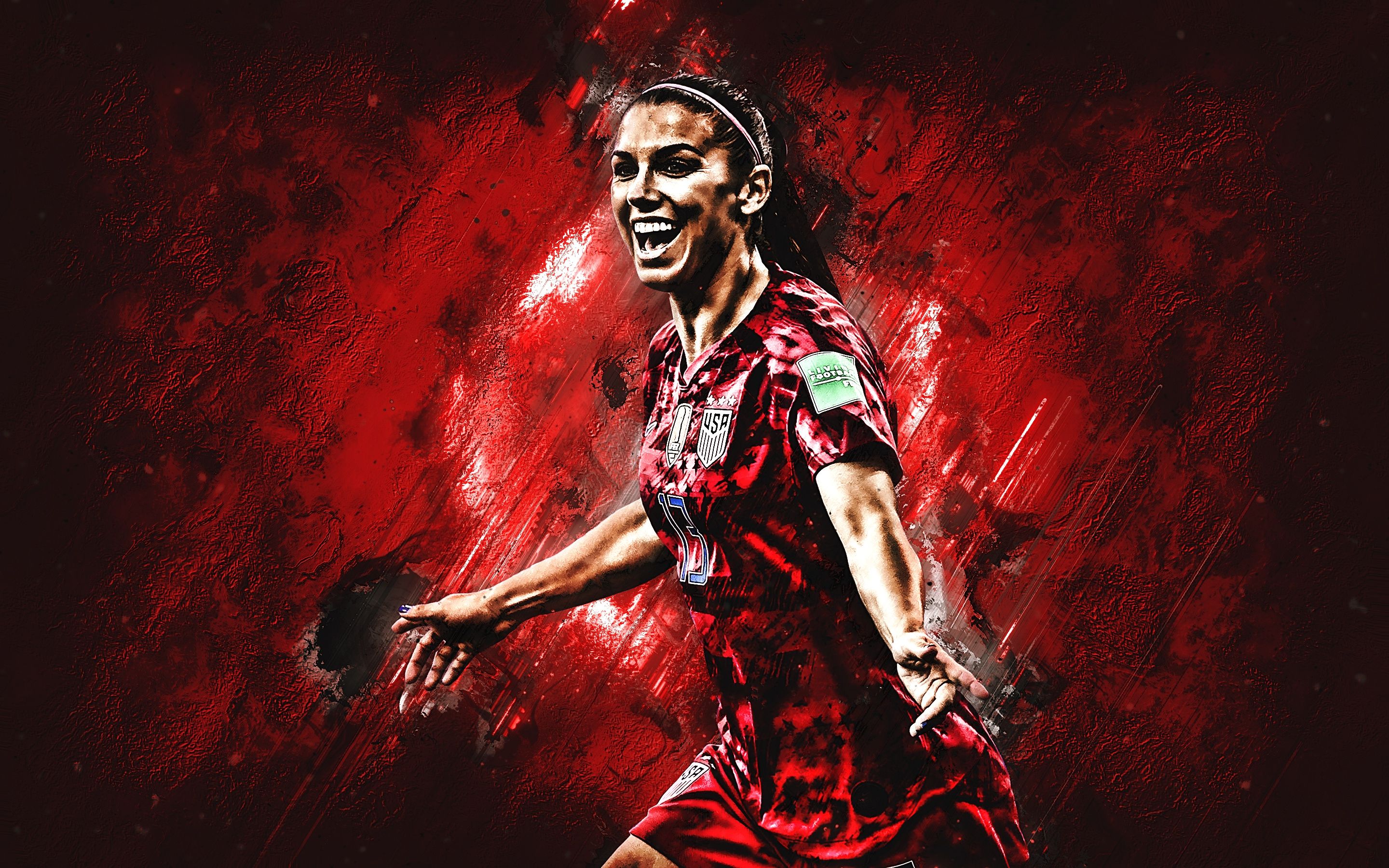 2880x1800 Phone wallpaper: Sports, Alex Morgan, American, Soccer 1158809