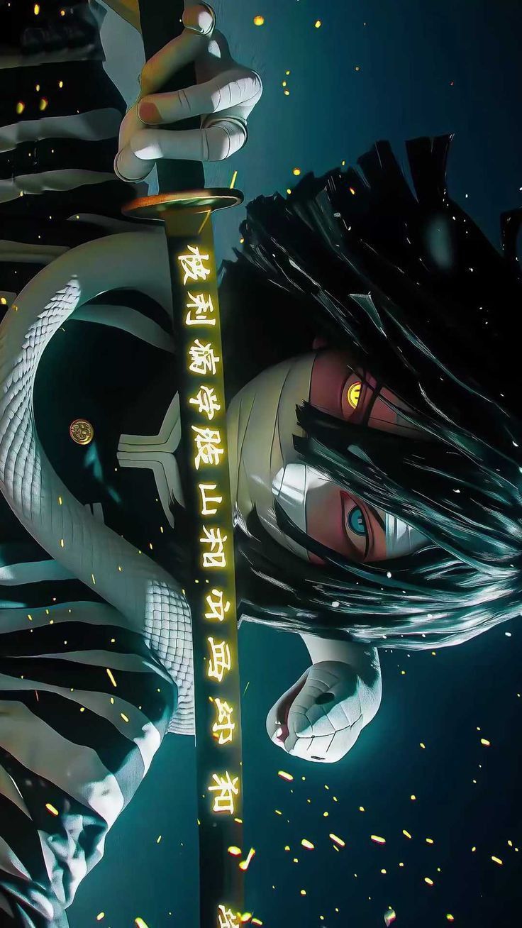 736x1308 Obanai Demon Slayer Wallpaper
