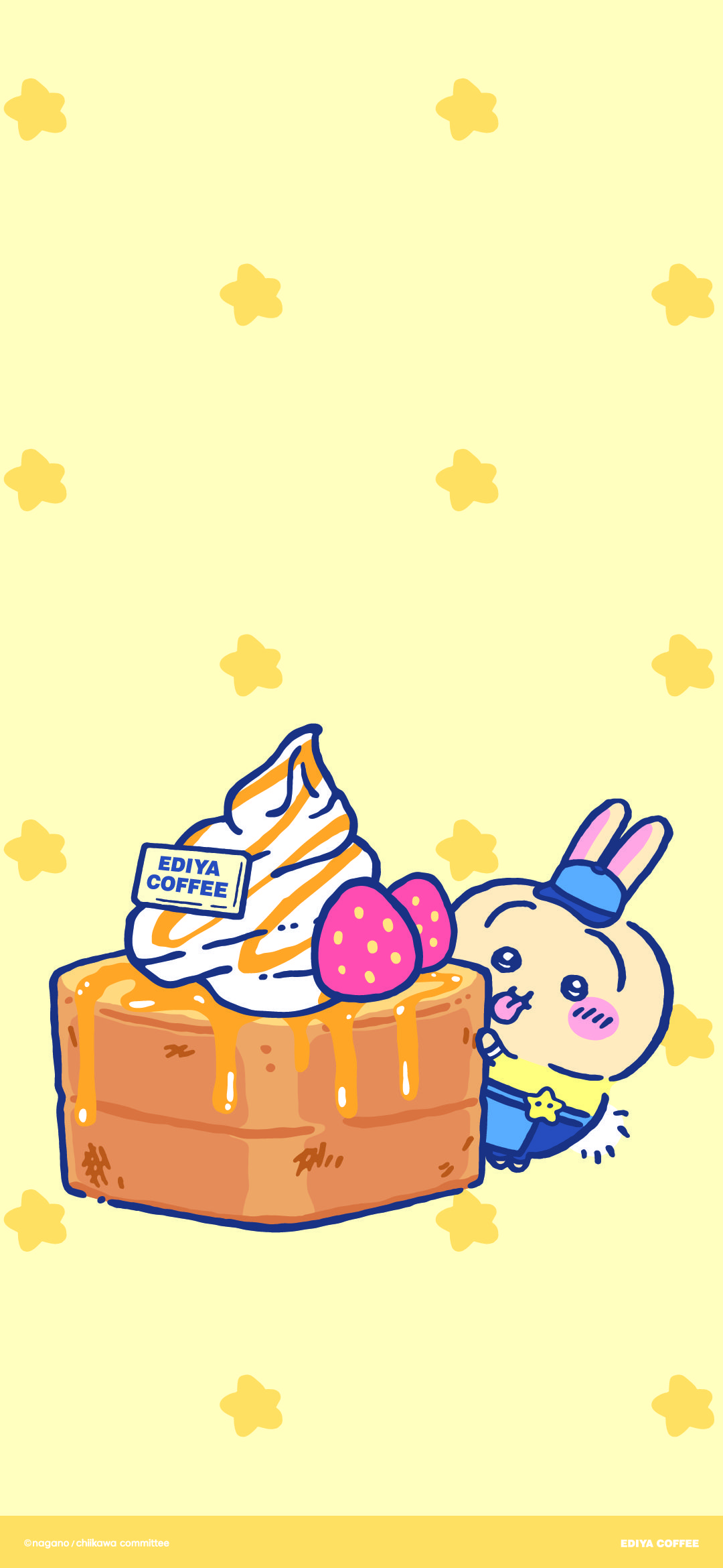 1080x2340 Chiikawa × Ediya Wallpaper : R Chiikawa_