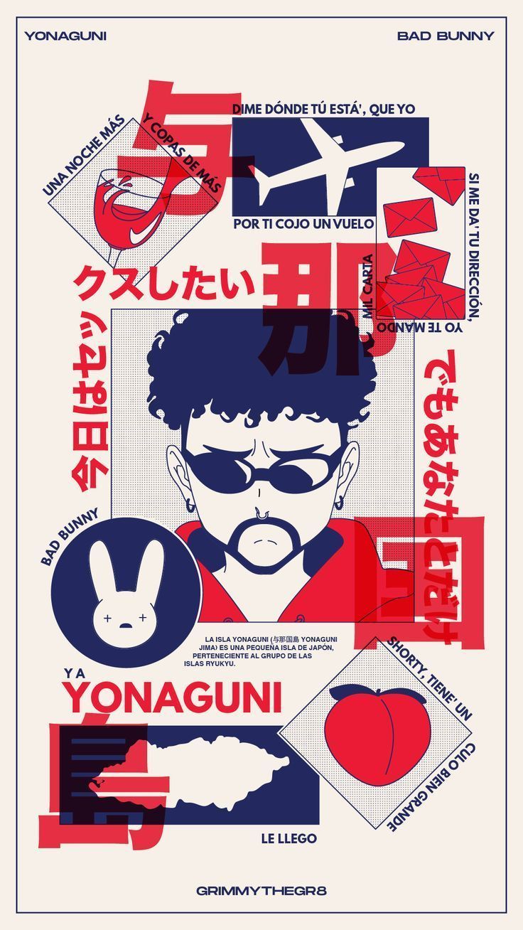 736x1308 Yonaguni Bad Bunny Music Poster Design. Bunny wallpaper, Bunny poster, Music poster design