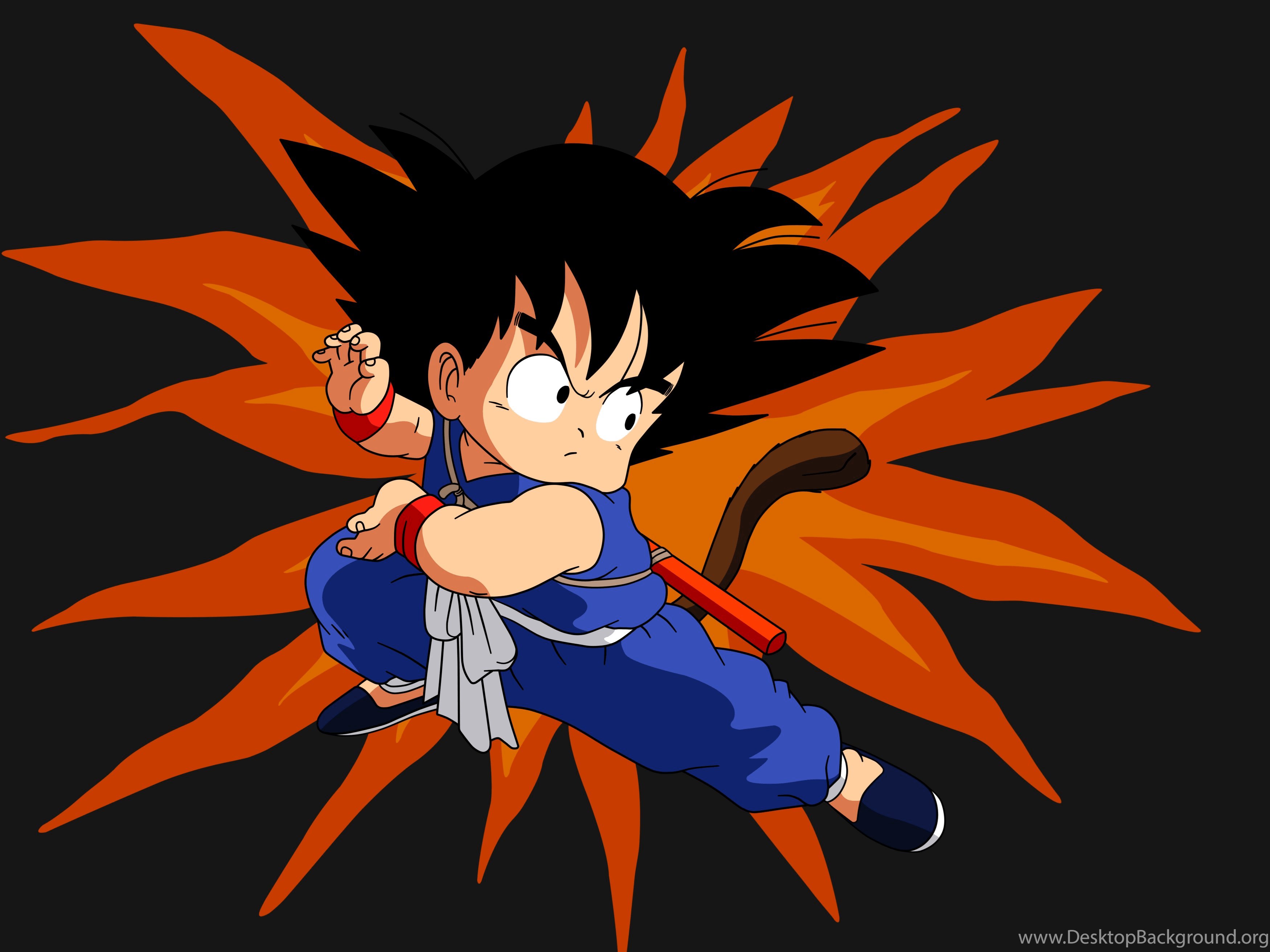 3500x2625 Goku Kid Wallpaper