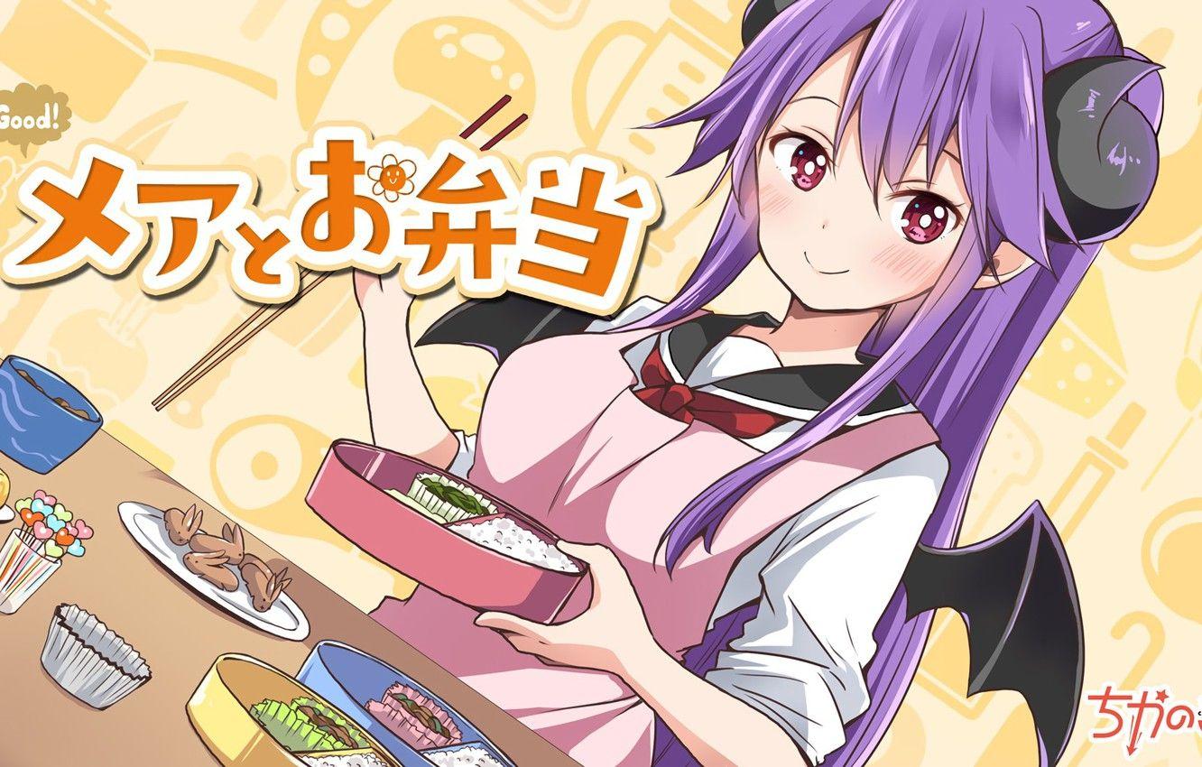 1332x850 Wallpaper Girl, Food, Bento image for desktop, section прочее
