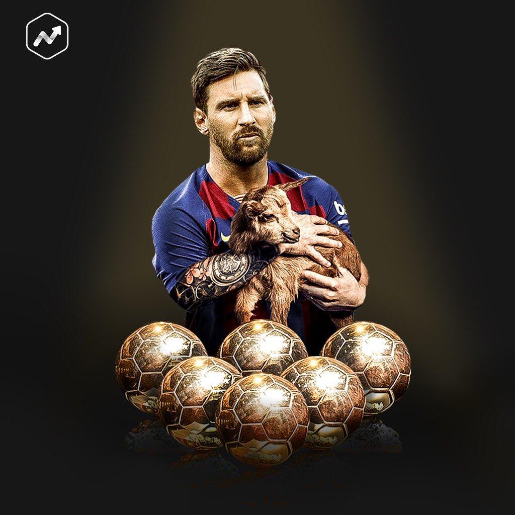 1024x1024 Ballon D'Or 2019 Messi Wallpaper