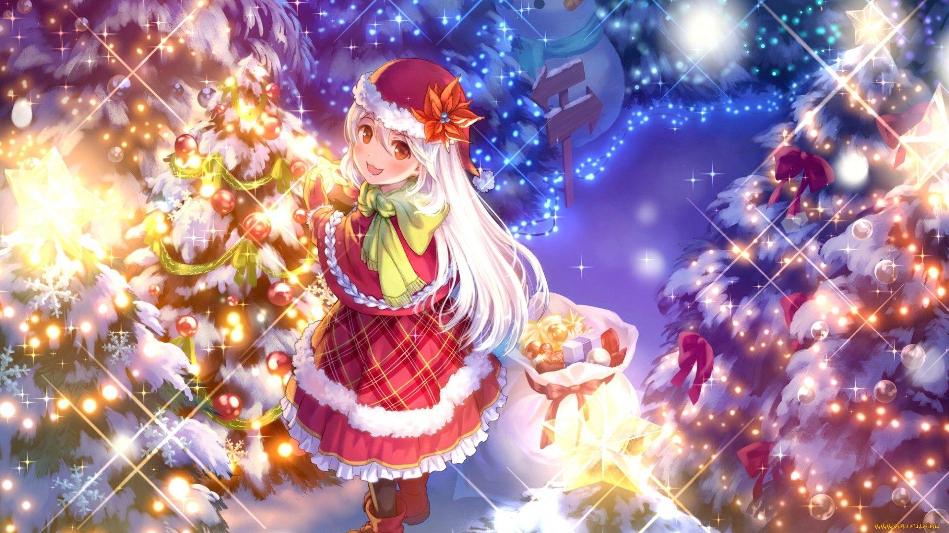 Thật thú vị khi được ngắm nhìn tường hình nền anime đầy dễ thương của một cô gái Giáng sinh. Bạn sẽ không thể rời mắt khỏi vẻ đẹp và cảm giác ấm áp mà chúng mang lại. Hãy click vào hình để khám phá nét độc đáo của anime girl này.