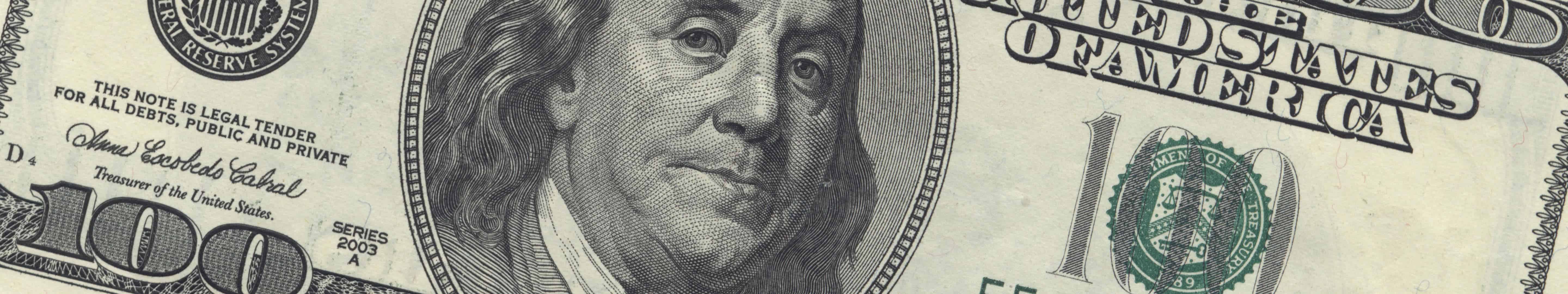 5760x1080 One Hundred Dollar Bill Triple Monitor Wallpaper