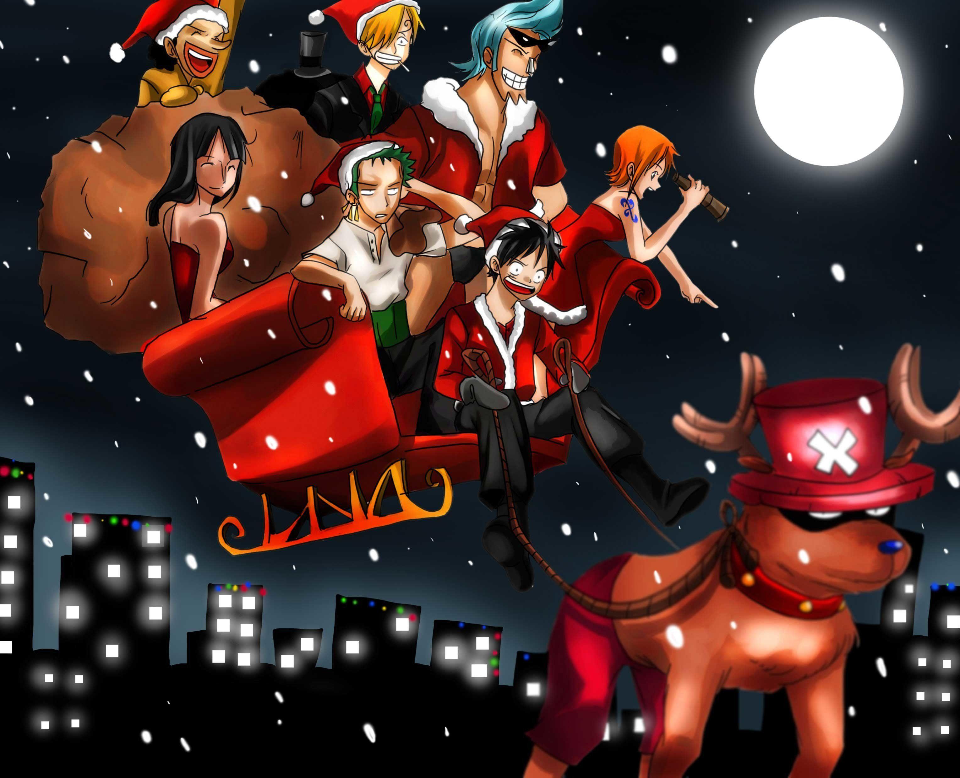 One Piece Merry Christmas Picture #127350835