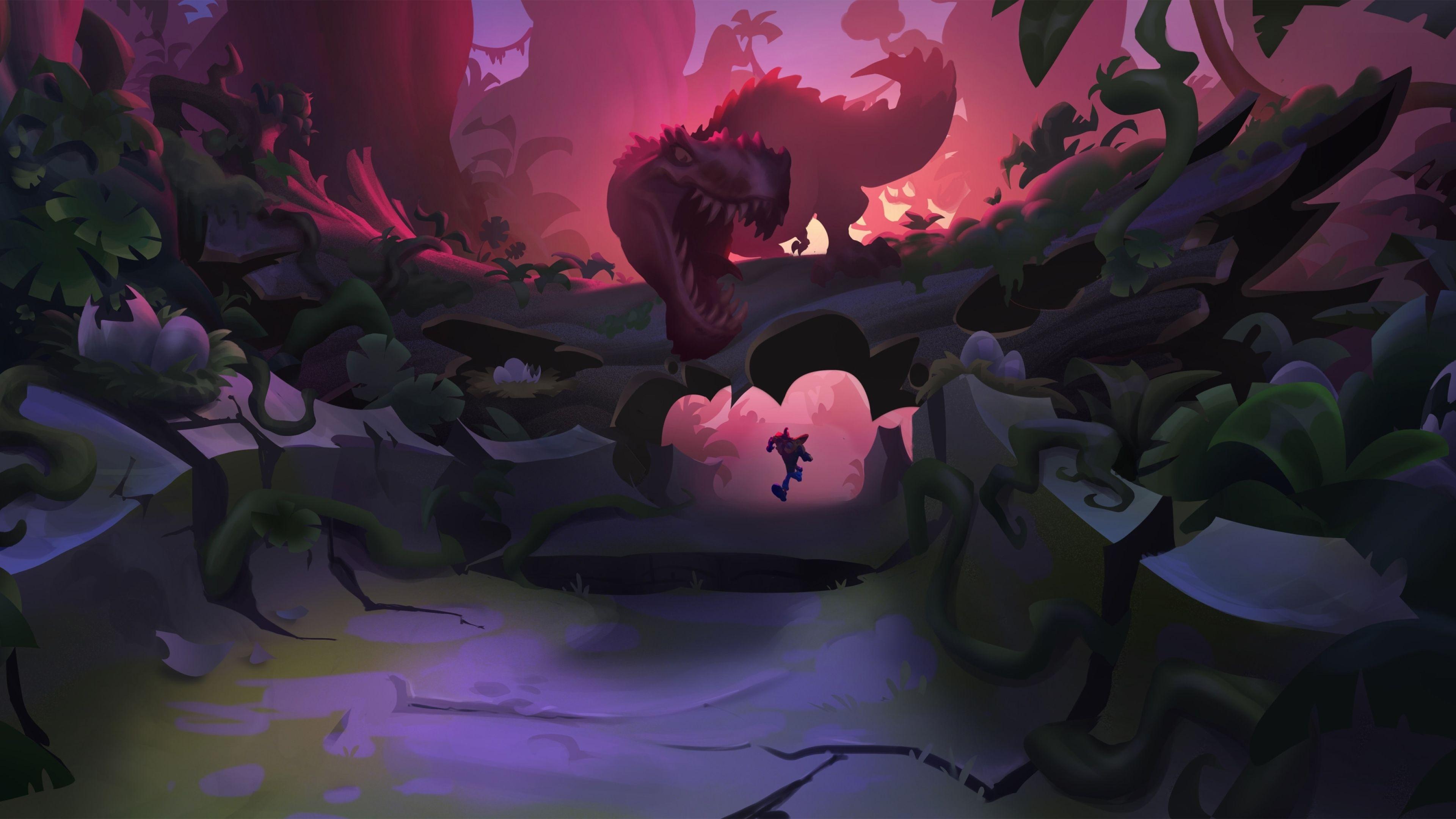 3840x2160 crash bandicoot 4 dragon 4k HD games Wallpaper