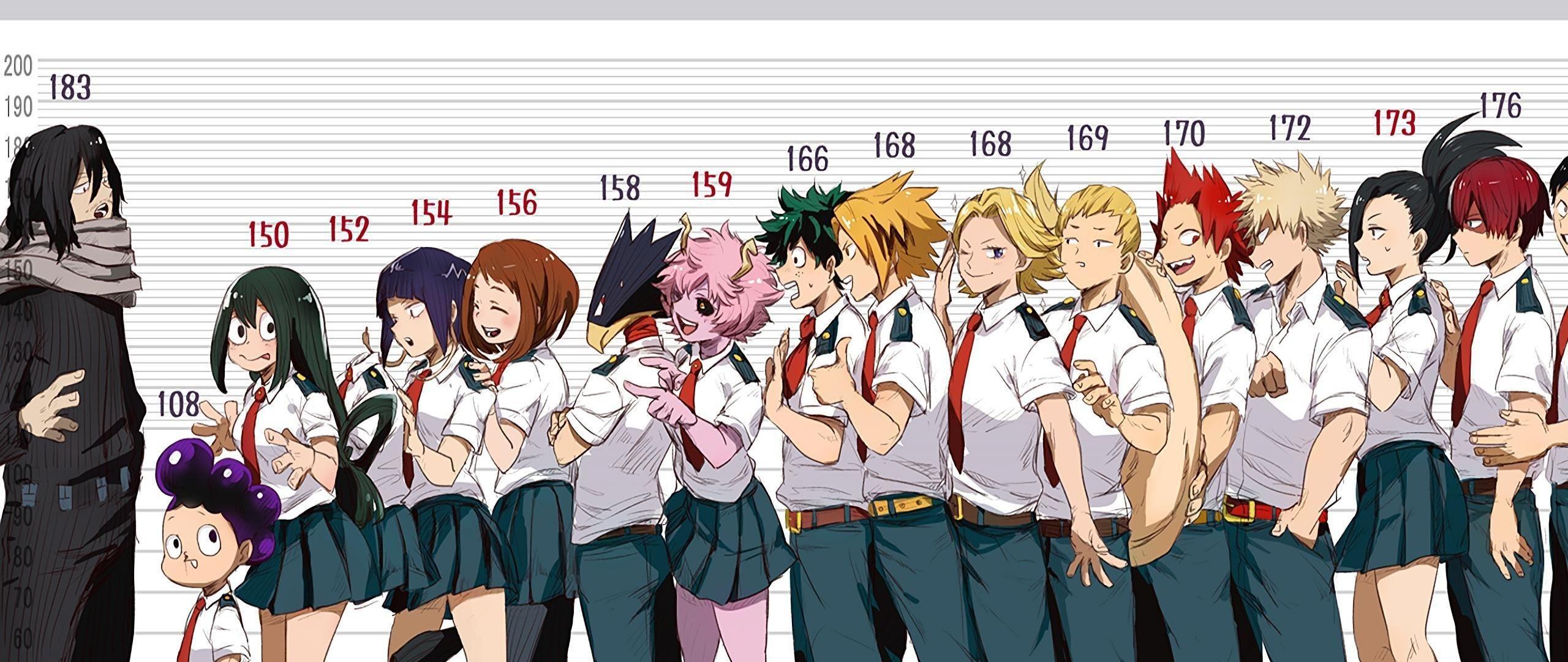 2560x1080 My Hero Background