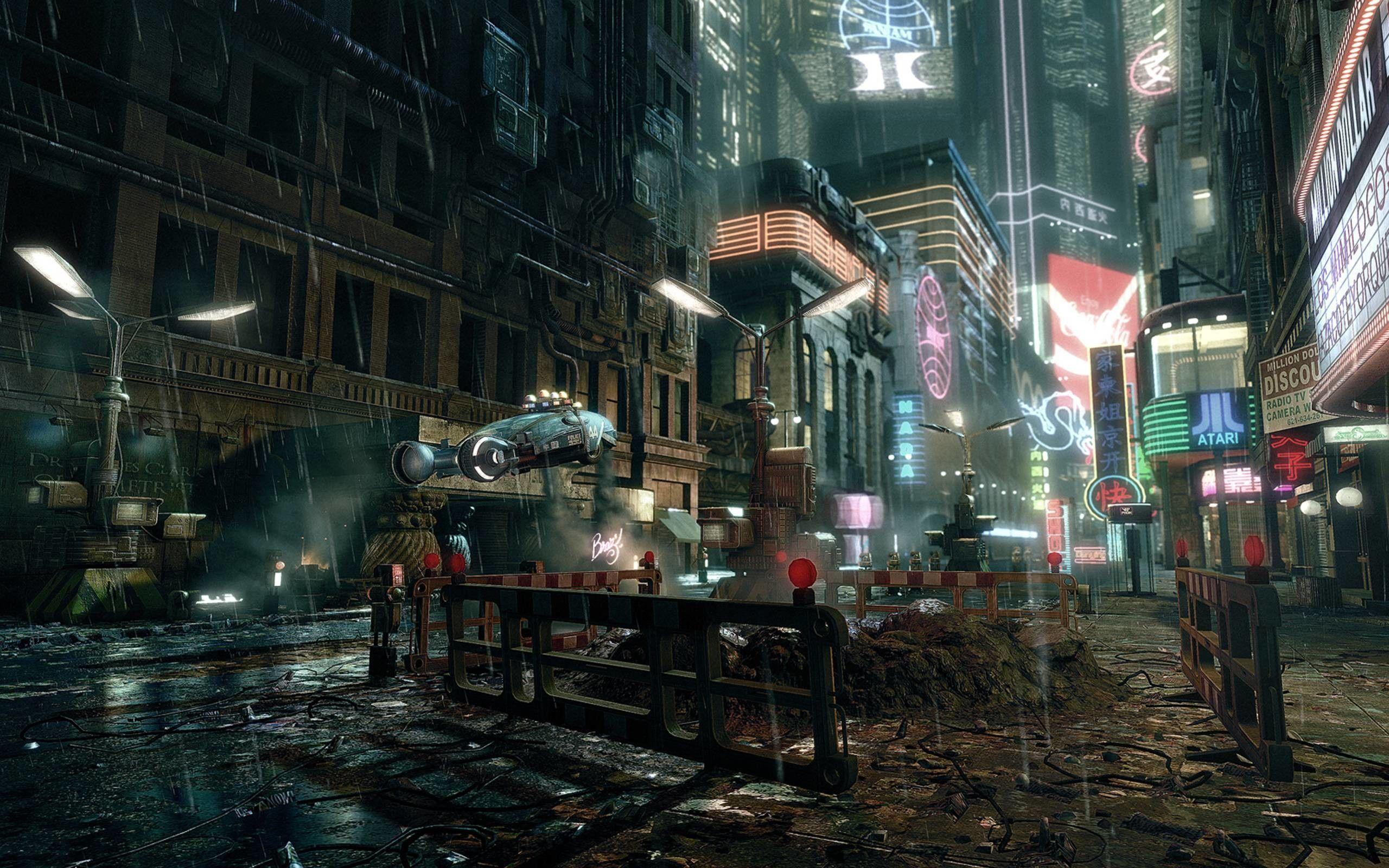 2560x1600 Futuristic Chinese City Wallpaper 2020