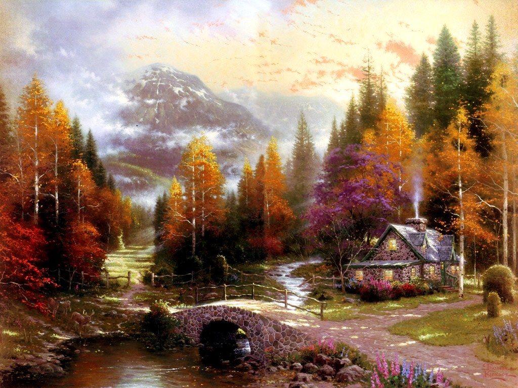 1024x768 Thomas Kinkade