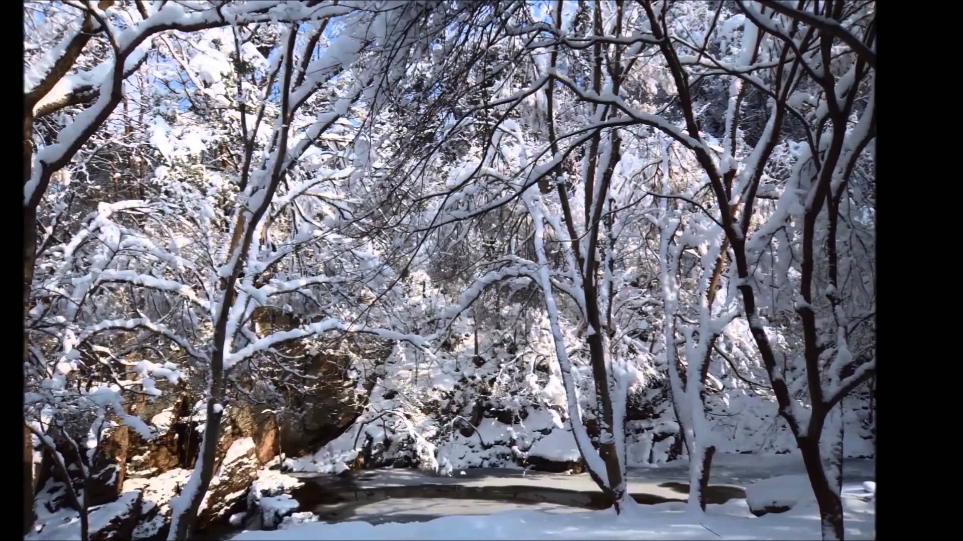 south korea winter scenery