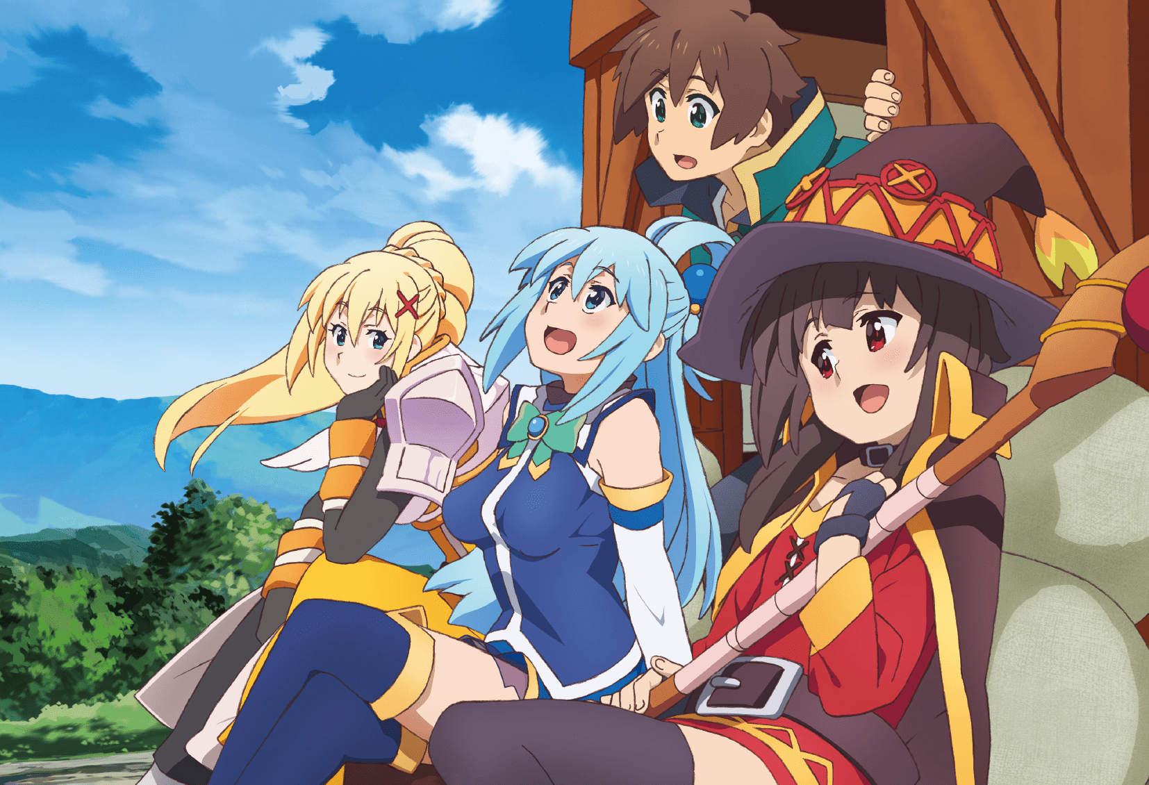 1654x1130 KonoSuba HD Wallpaper