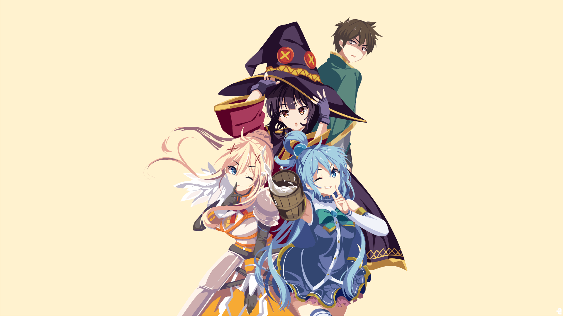 1920x1080 KonoSuba Characters HD Wallpaperx1080