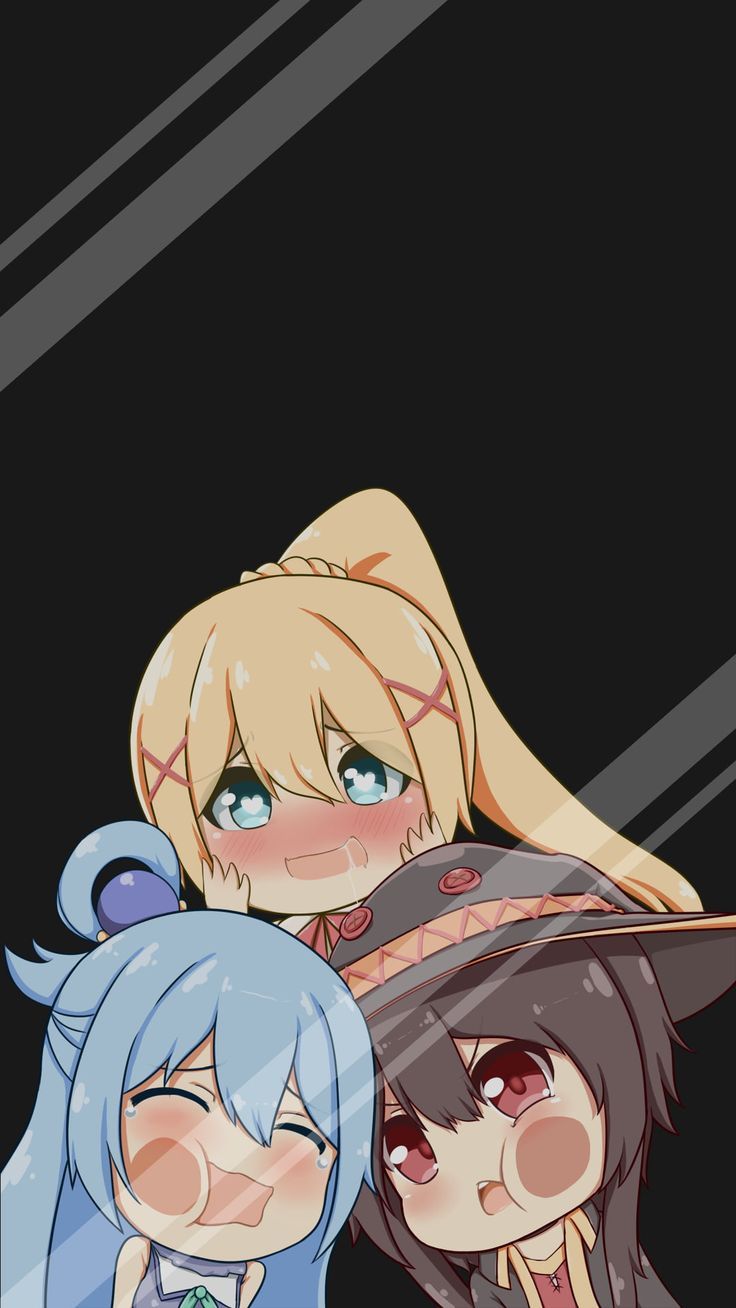 736x1308 HD wallpaper: Kono Subarashii Sekai ni Shukufuku wo!, Aqua (KonoSuba), Megumin