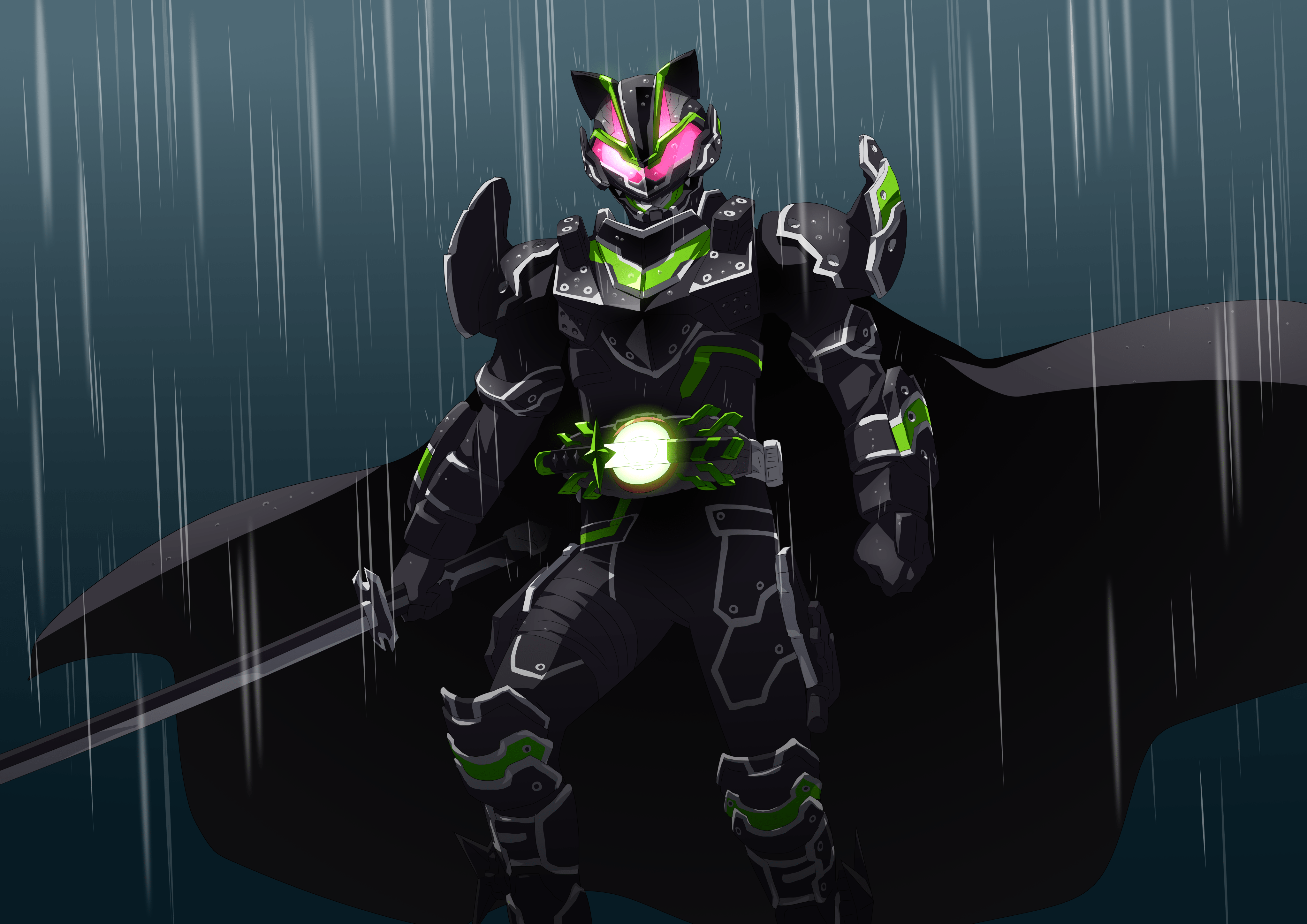 4093x2894 Kamen Rider Tycoon Shogun Form Wallpaper