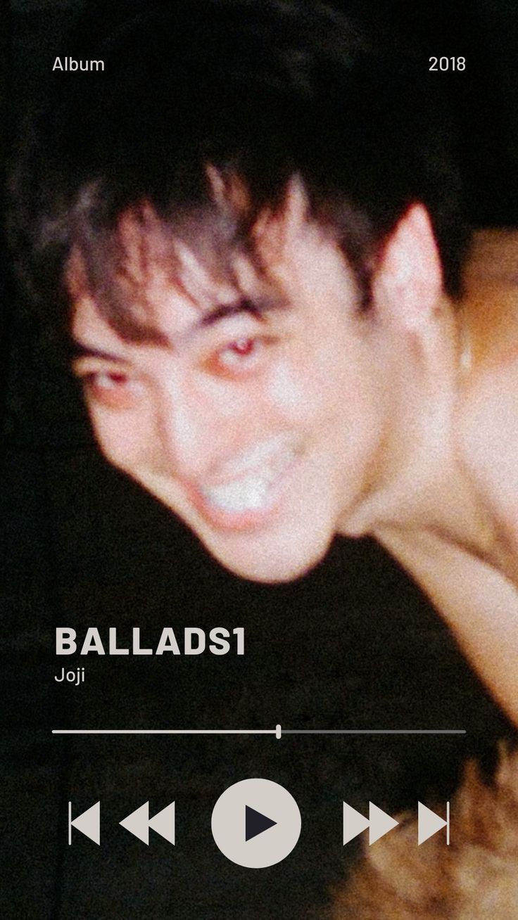 736x1308 joji ballads 1 album cover