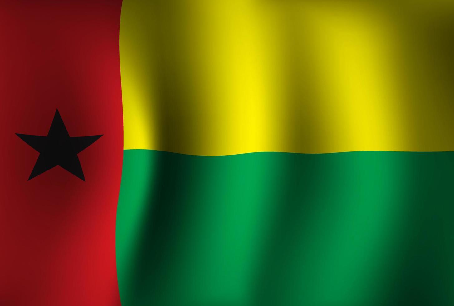 1455x980 Guinea Bissau Flag Background Waving 3D. National Independence Day Banner Wallpaper