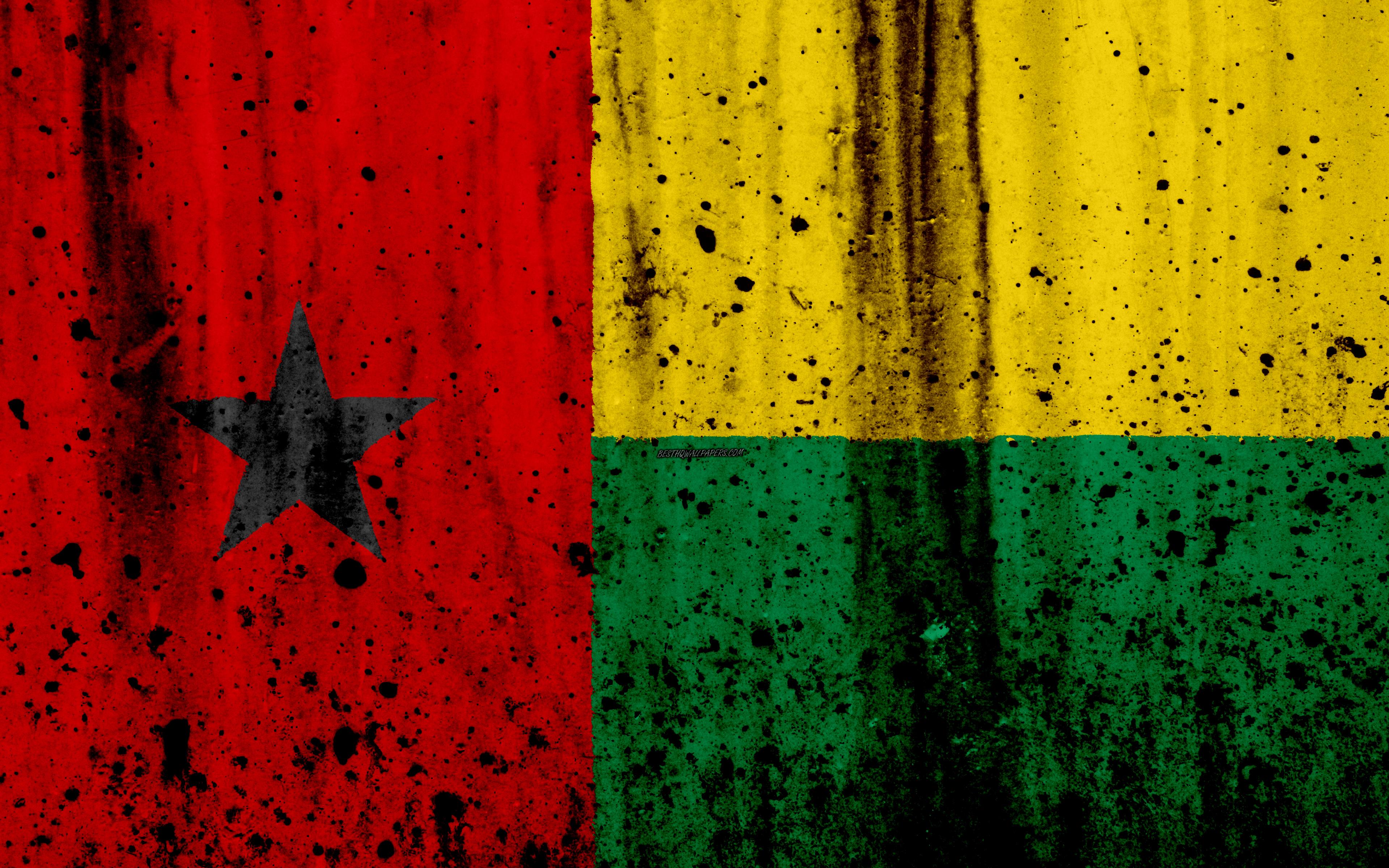 3840x2400 Guinea Bissau Flag Wallpaper
