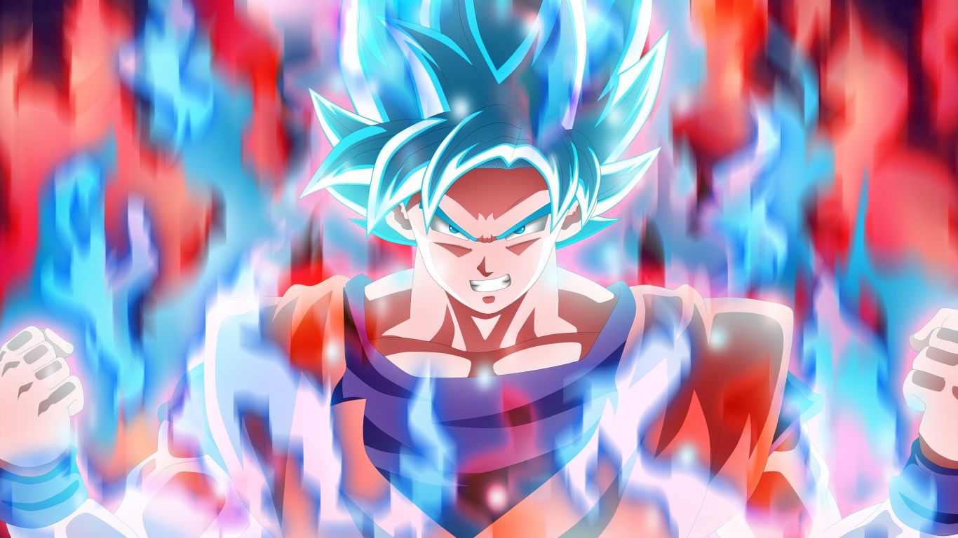 1366x768 Goku Dragon Ball Super 4K UHD Wallpaper for UltraHD Desktop and TV : Dual Monitor : Smartphone and Tablet Devices