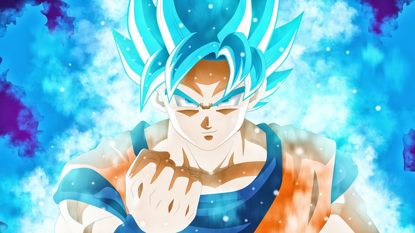 1366x768 Goku Widescreen Wallpaper 40827