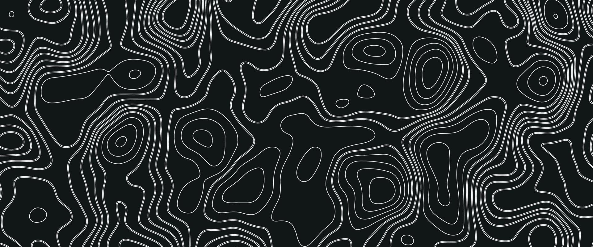 1920x800 White And Black Topo Wallpaper