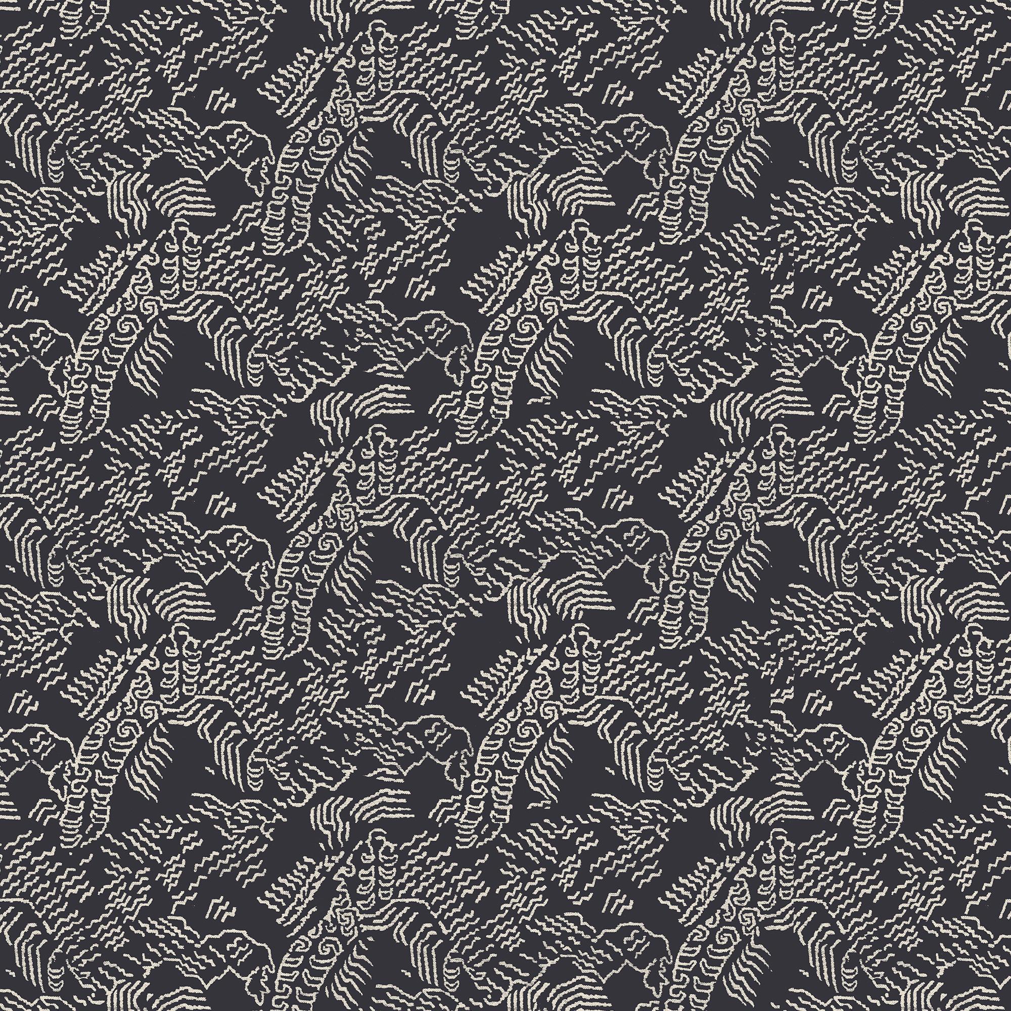 2000x2000 Plateau Wallpaper in Black I, 52 x 132