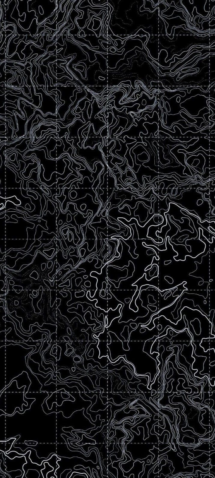 716x1590 Abstract Black and White Lines Wallpaper. Black and white topography, Geometric map design, Graphic design inspiration