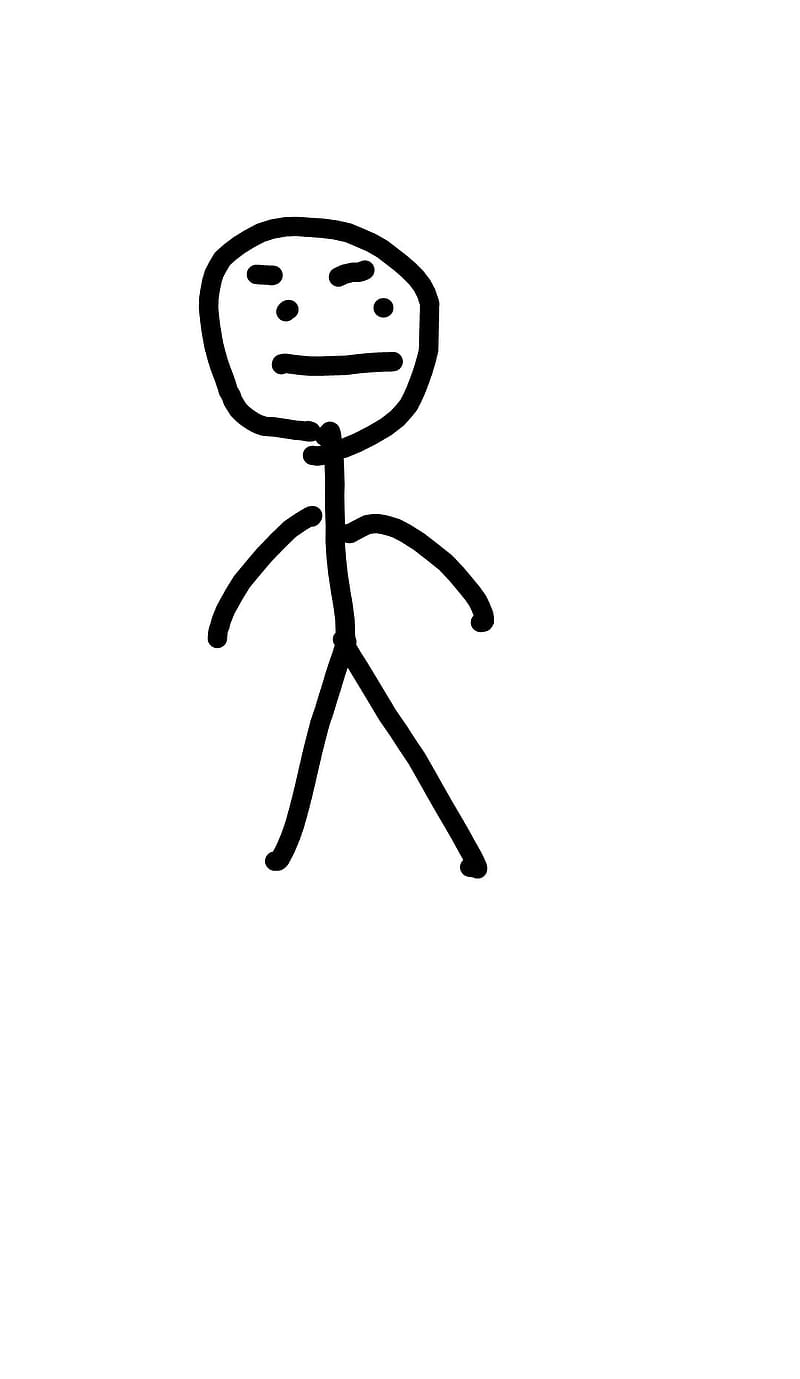 800x1379 Stickman, balance, art, HD phone wallpaper